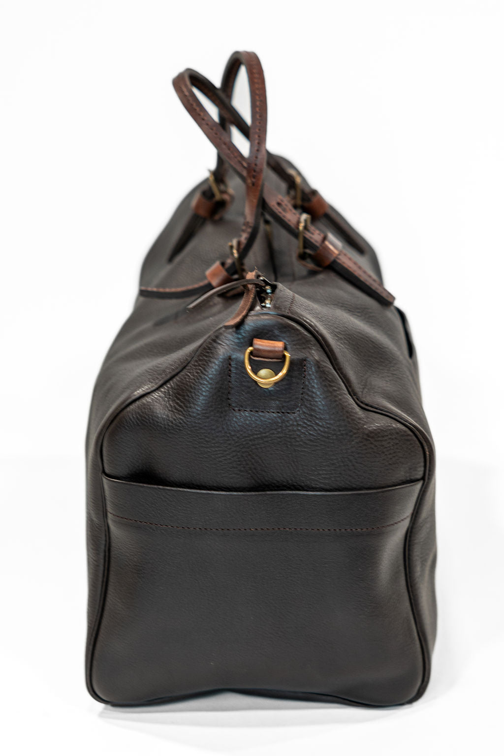 Bleu de Chauffe Hobo Travel Bag - Dark Brown