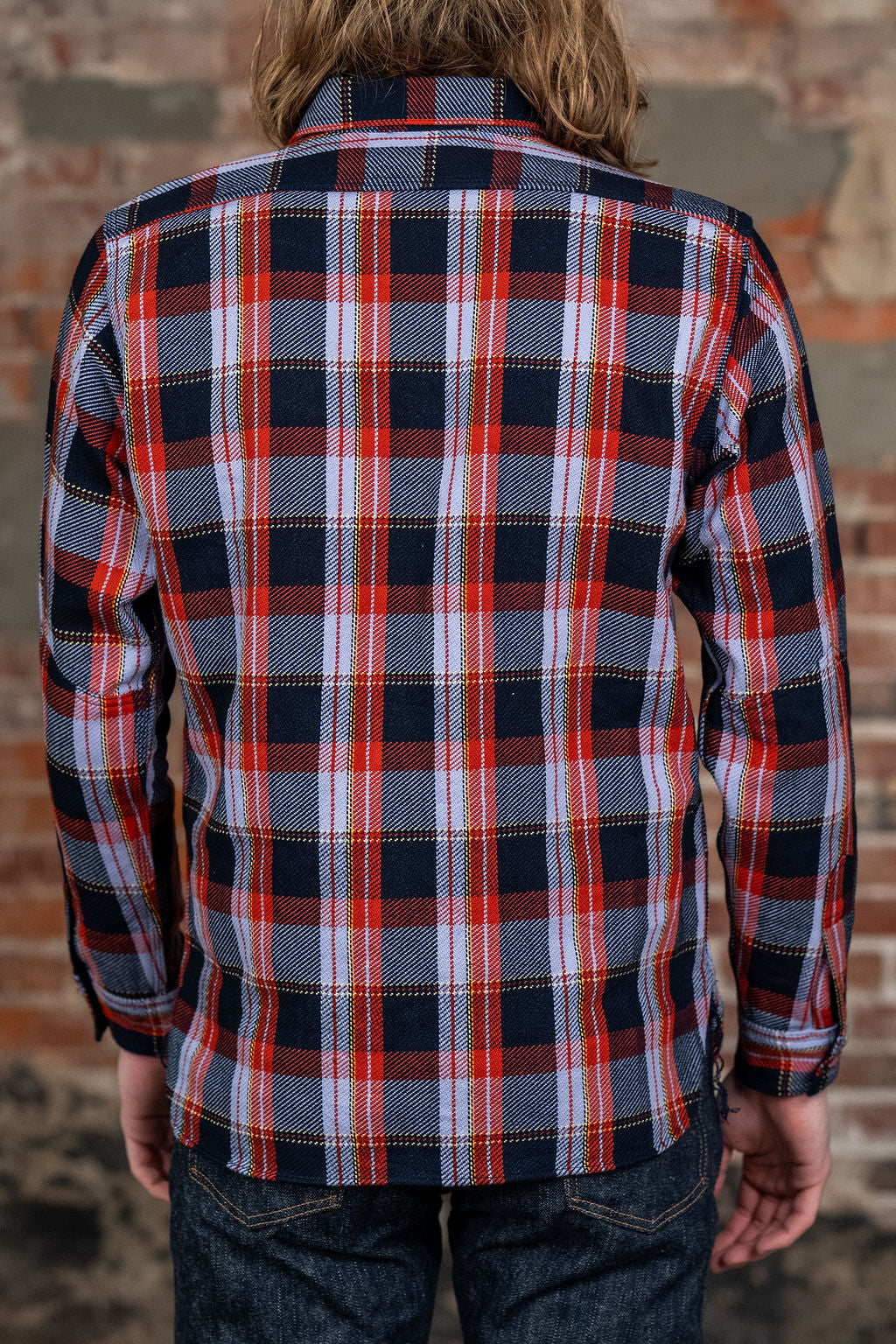 Samurai SIN25-01W Heavy Indigo Flannel - Purple