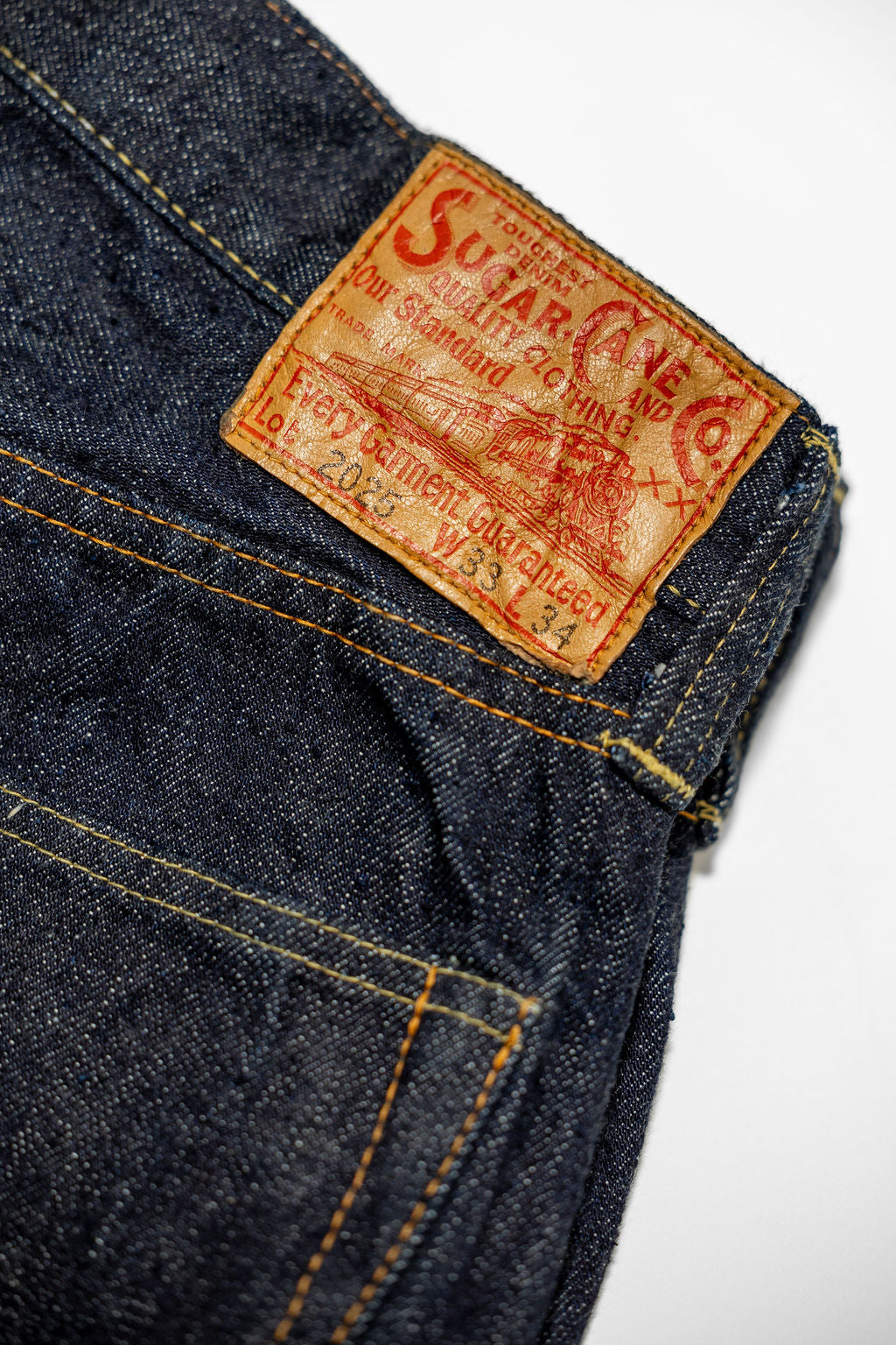 Sugar Cane 2025 Wide Leg Waist Overalls - 13oz Standard Denim