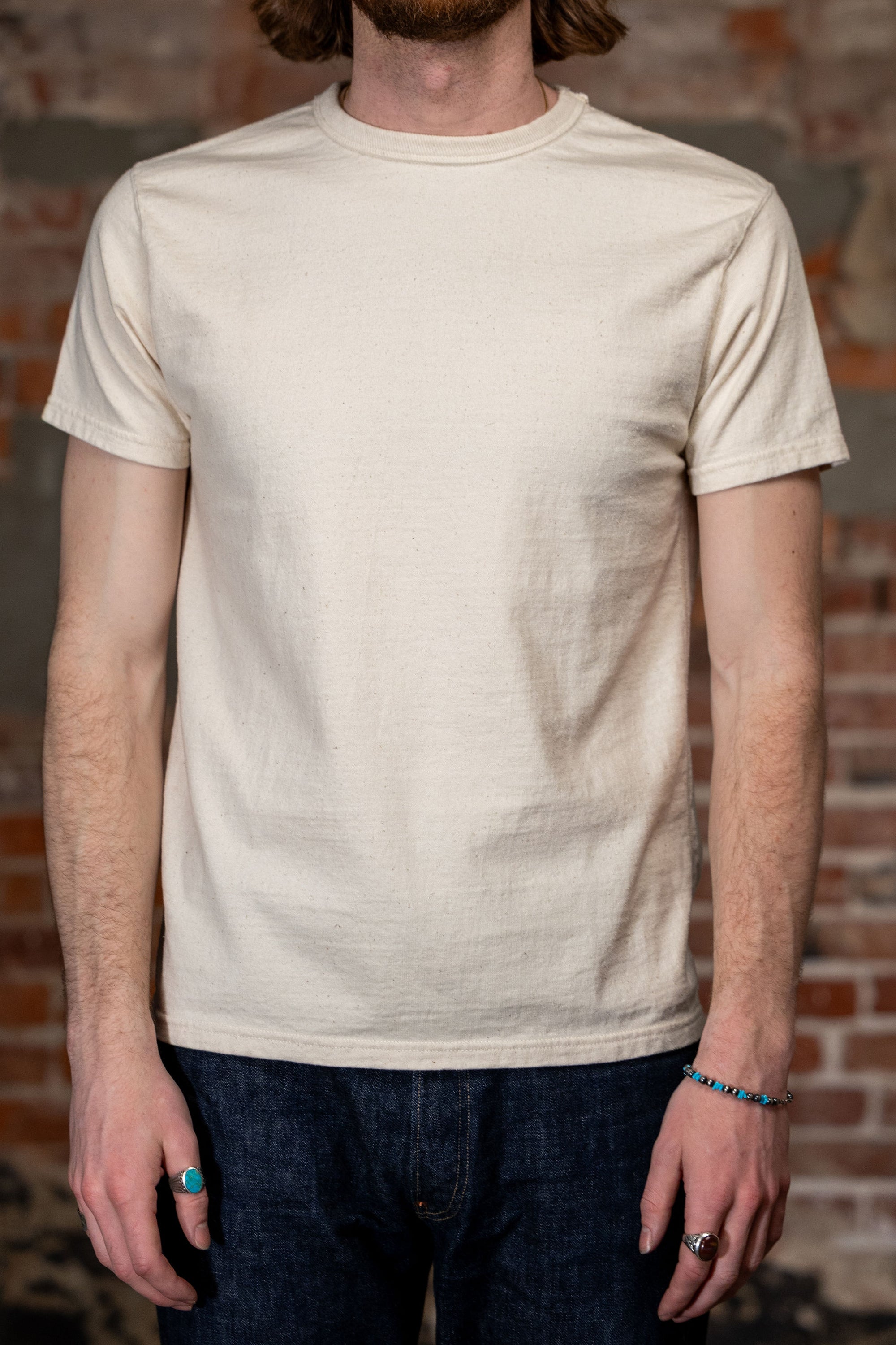 Samurai SJST-SC01 Japanese Cotton Made Crew - Natural