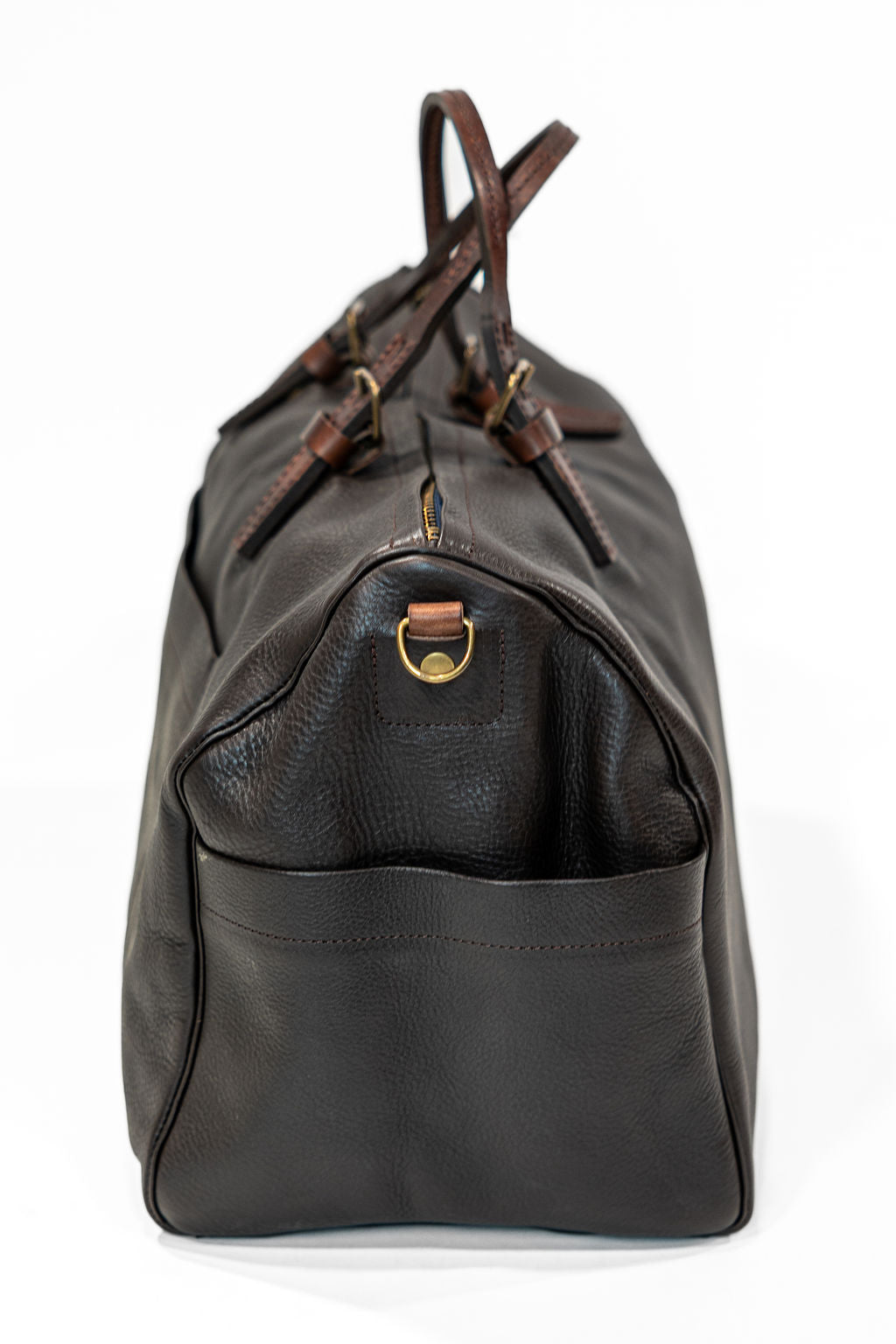 Bleu de Chauffe Hobo Travel Bag - Dark Brown