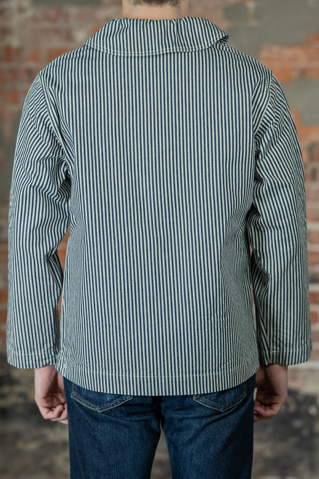 Buzz Rickson's BR15303 US Navy WWⅡ Utility Hickory Jacket - One Wash