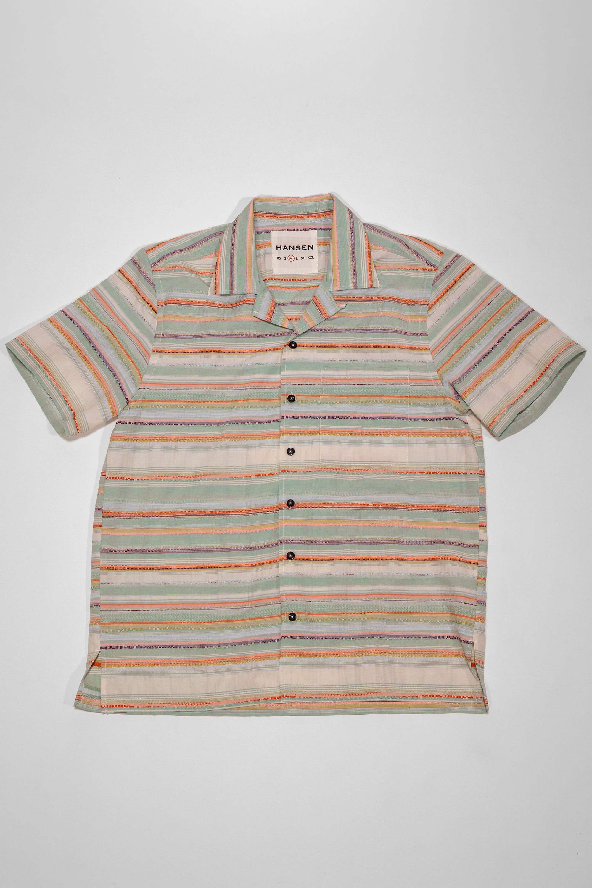 Hansen Garments Caleb Short Sleeve Cabana Shirt - Multi