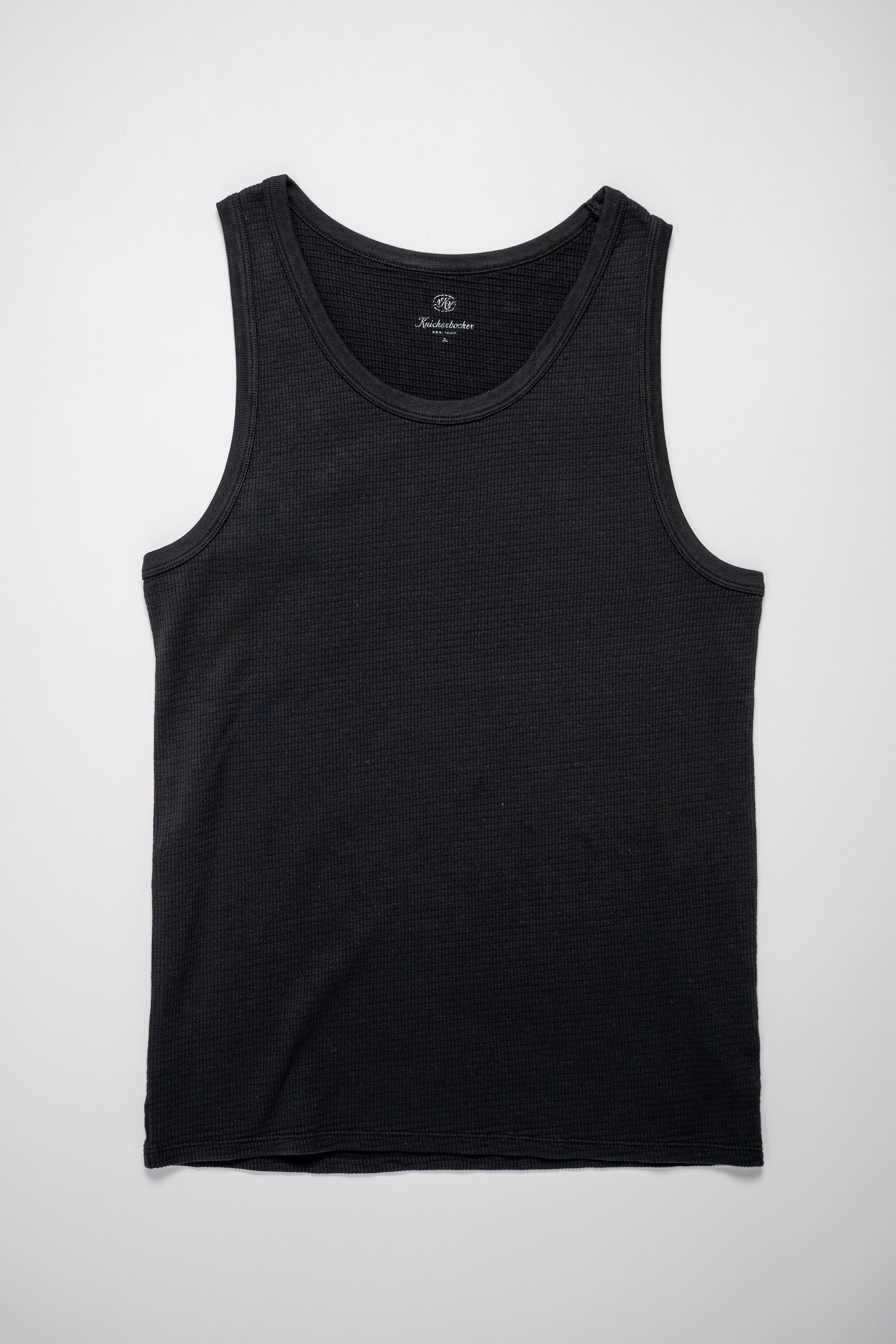 Rest & Recreation HAIRY KNIT TANK ブラック Rest and Recreation / hairy knit tank top | JURK
