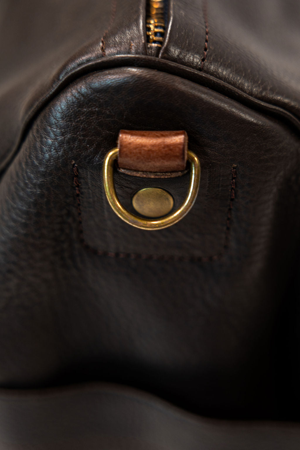 Bleu de Chauffe Hobo Travel Bag - Dark Brown
