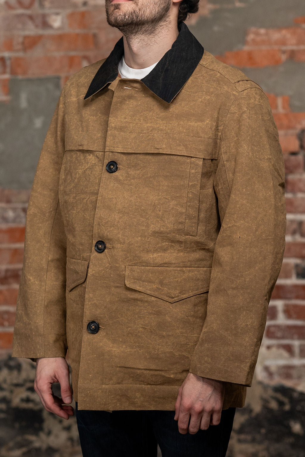 Indi + Ash Braulio Barn Coat - Coyote Stone Enzyme Canvas