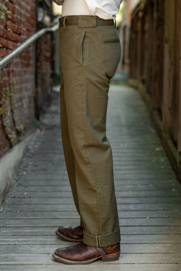 Freenote Cloth Shifter Pant - 9oz Olive - Franklin & Poe