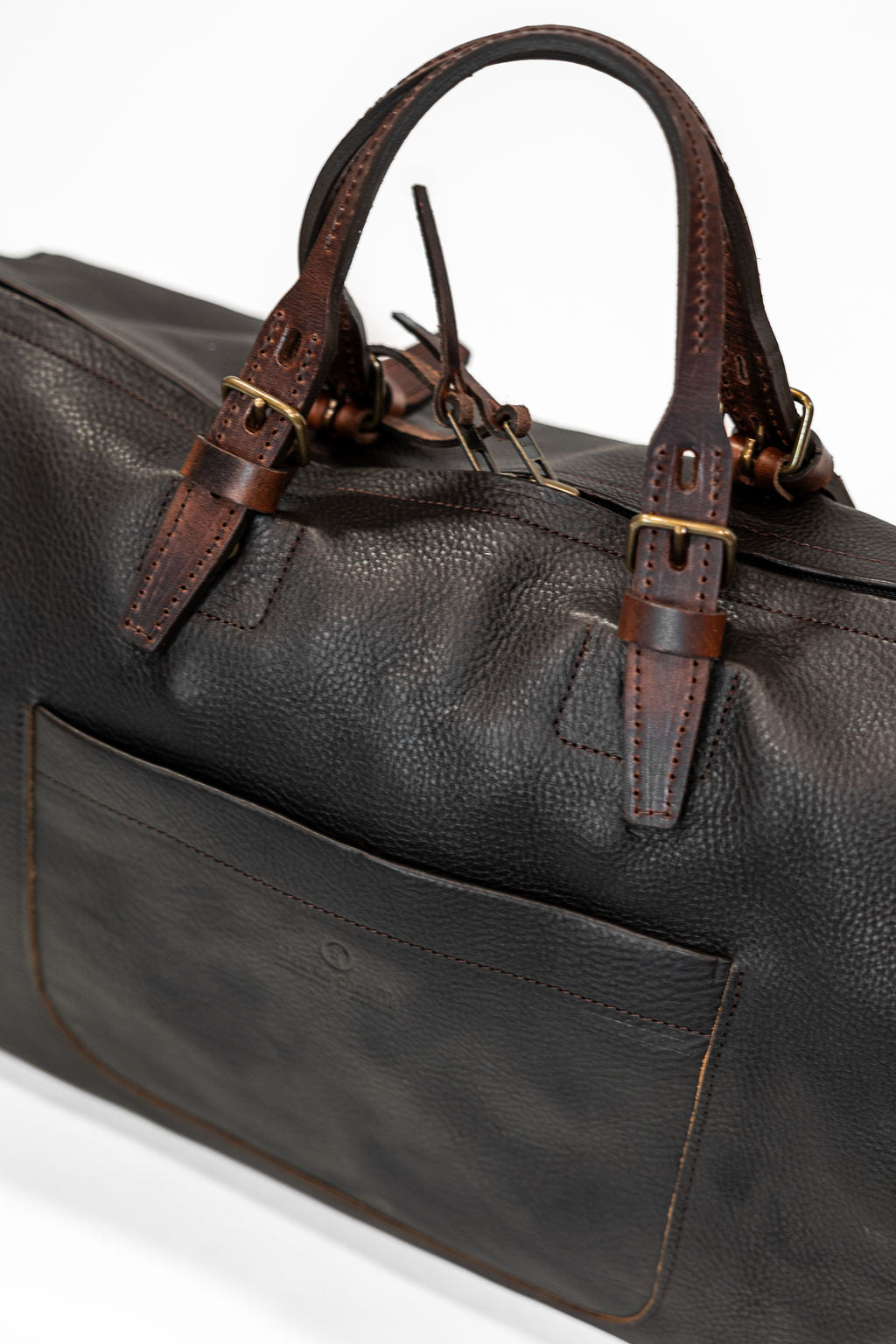 Bleu de Chauffe Hobo Travel Bag - Dark Brown