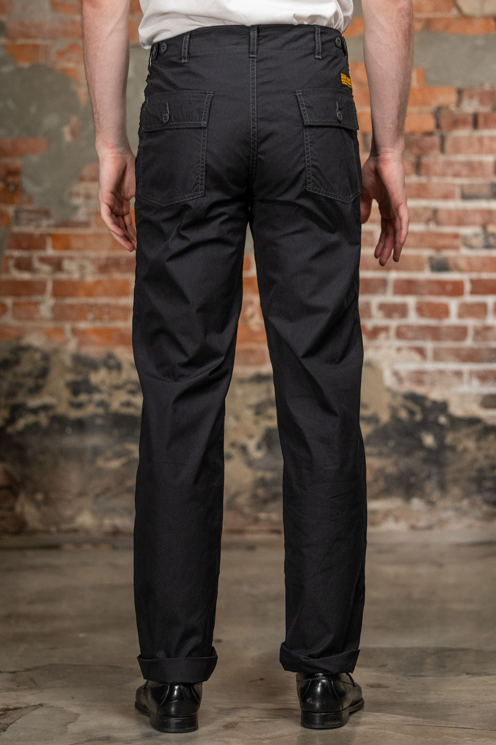 Iron Heart IH-745-BLK 4oz Cotton/Nylon Baker Pants - Black