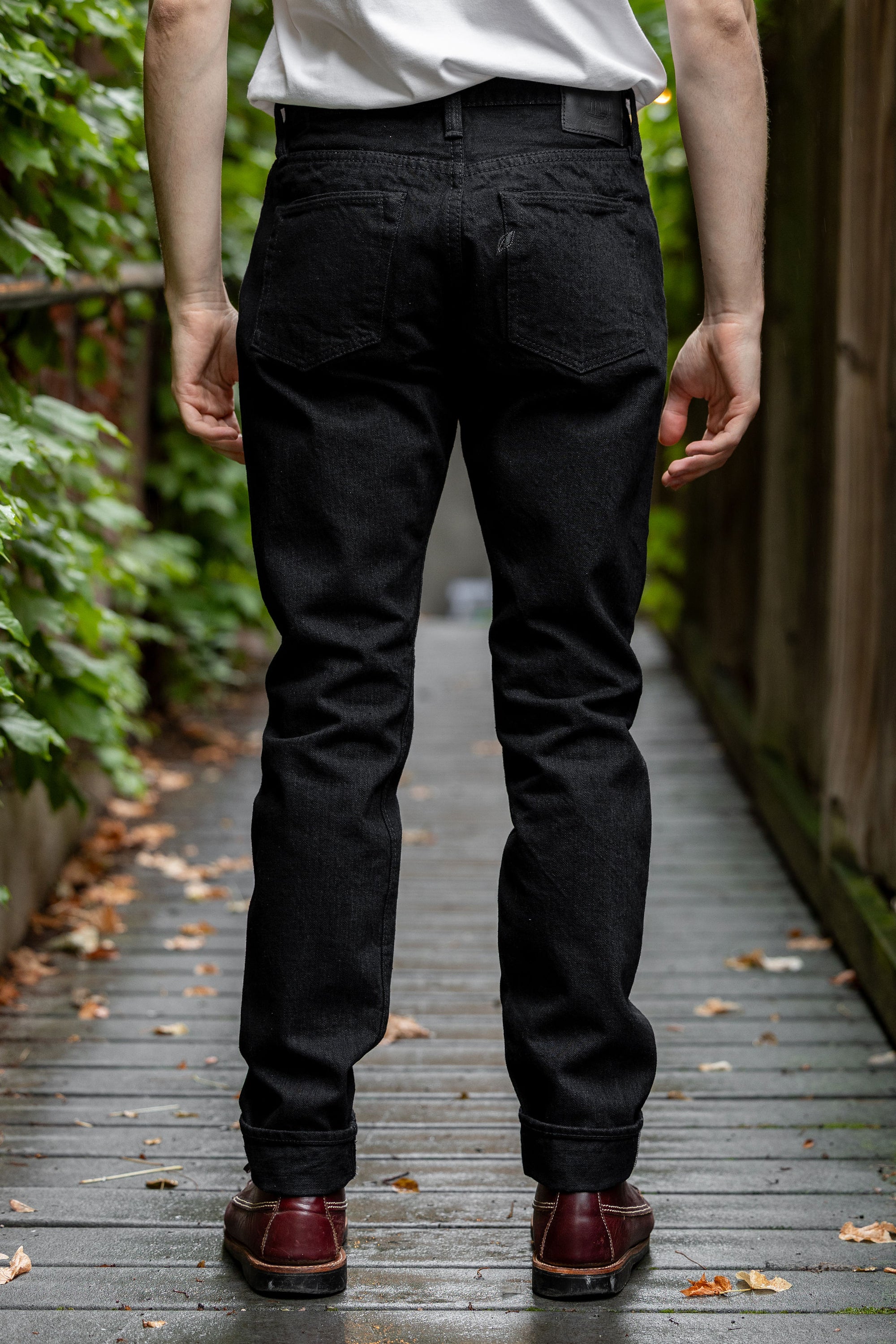 Pure Blue Japan XX-019-BK Relaxed Tapered - 14oz Double Black Denim (Rinsed)