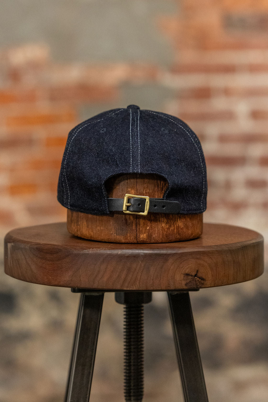 The Flat Head Selvedge Denim Cap Two Wheelers – Indigo
