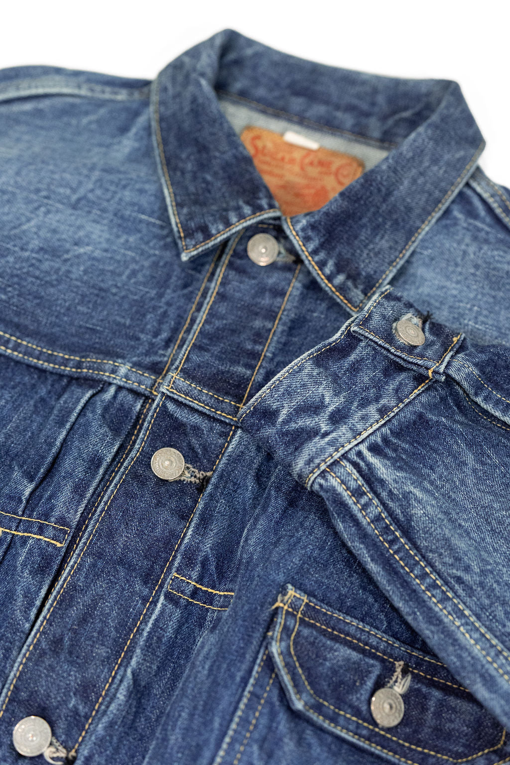 Sugar Cane 14.25oz Type II Denim Jacket 1953 - Aged Model