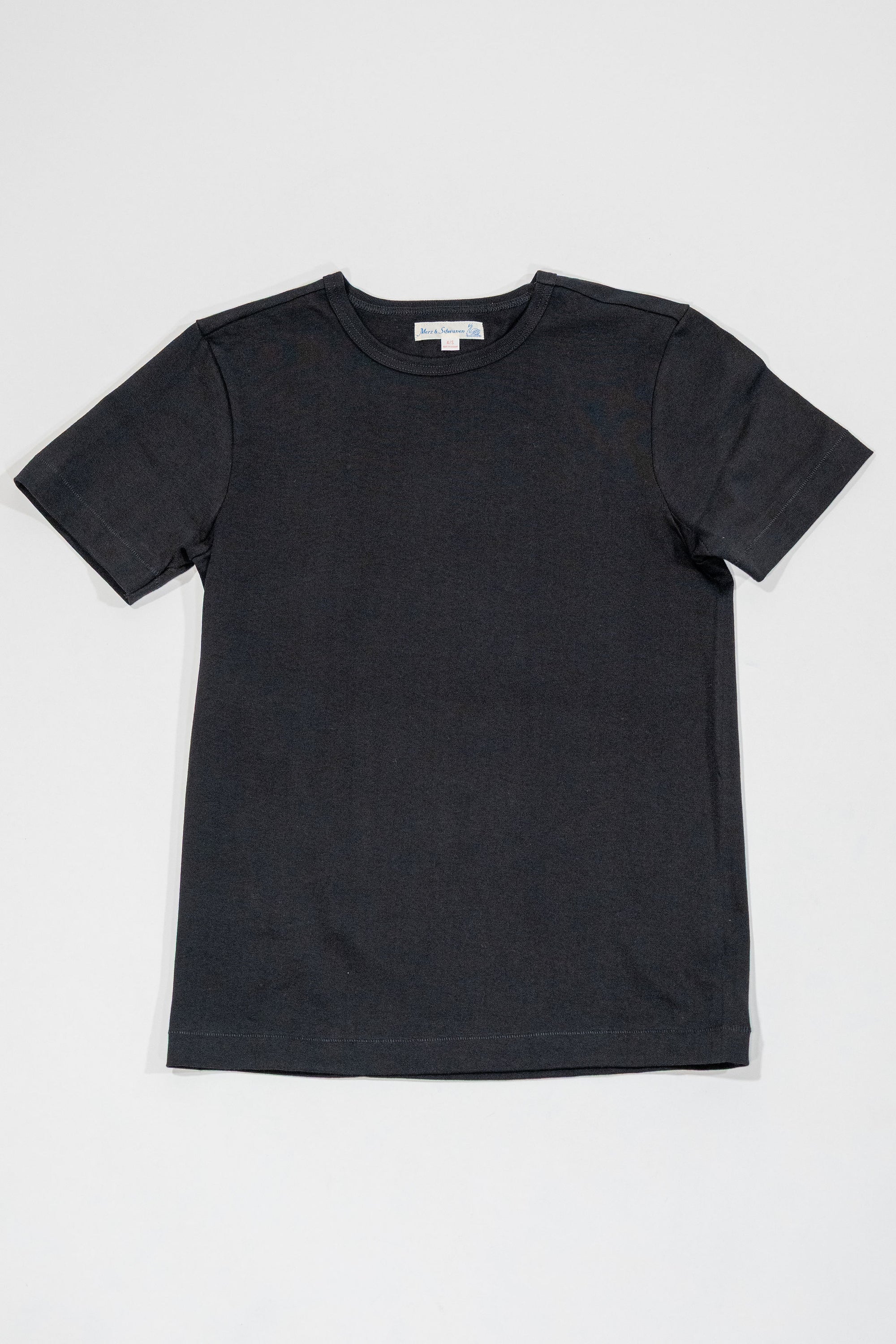 Merz b. Schwanen 215 Classic Crew Neck T-Shirt - Black