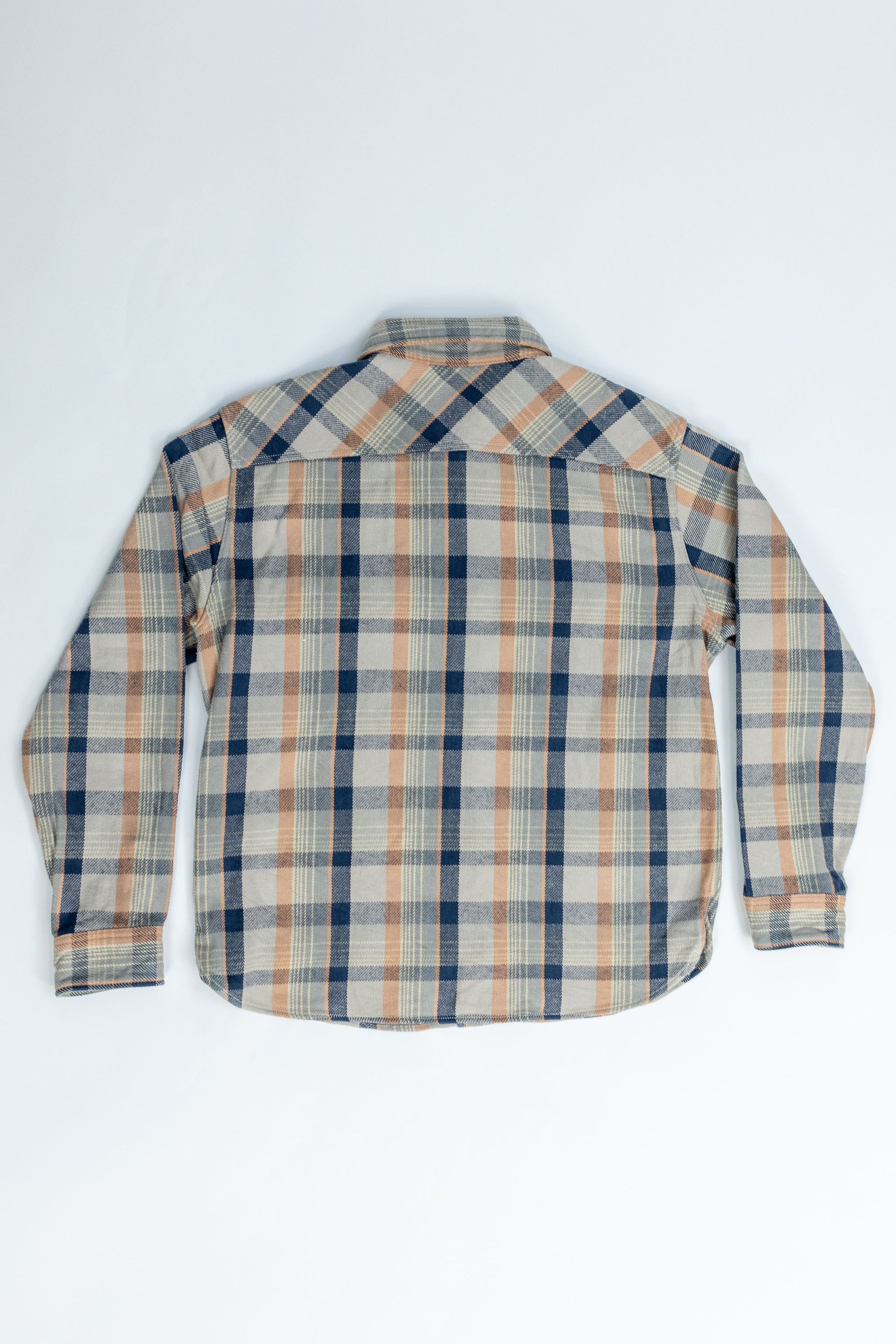 UES 502453 Heavy Flannel Shirt - Navy