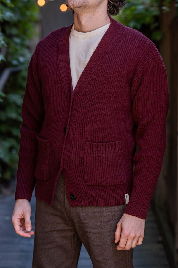 【最終価格】Glenmac Geelong Lams Wool Cardigan Boxy Cardigan Geelong – La Garçonne