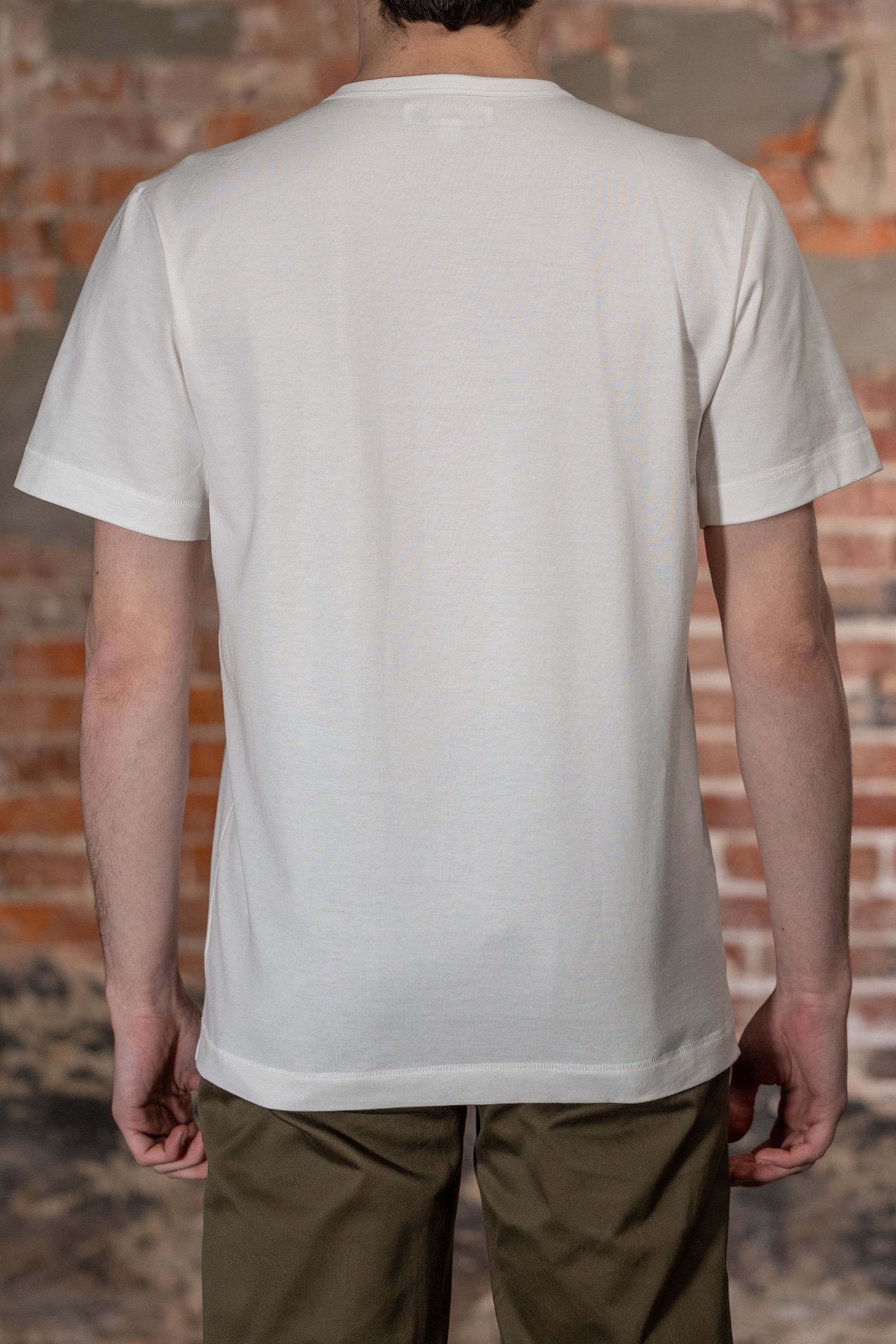 Merz b. Schwanen 215 Classic Crew Neck T-Shirt - White