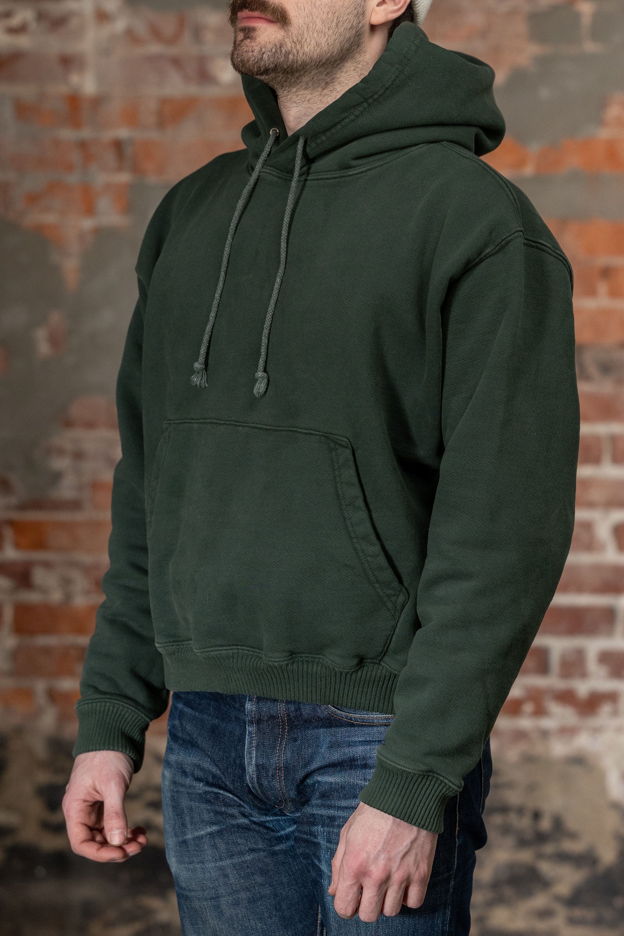 3sixteen Ultraweight Pullover Hoodie - Kombu Green