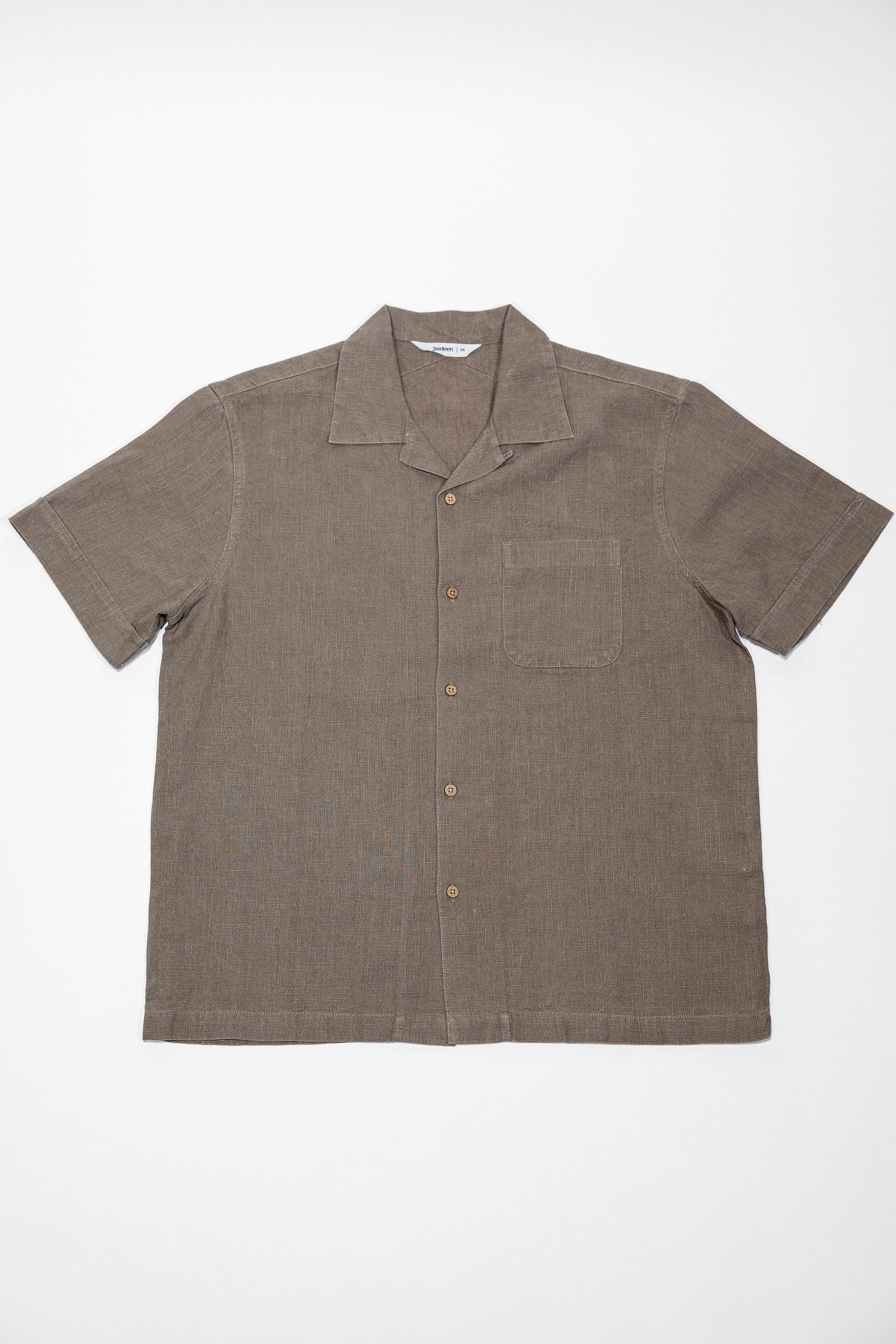 3sixteen Vacation Shirt Linen - Almond
