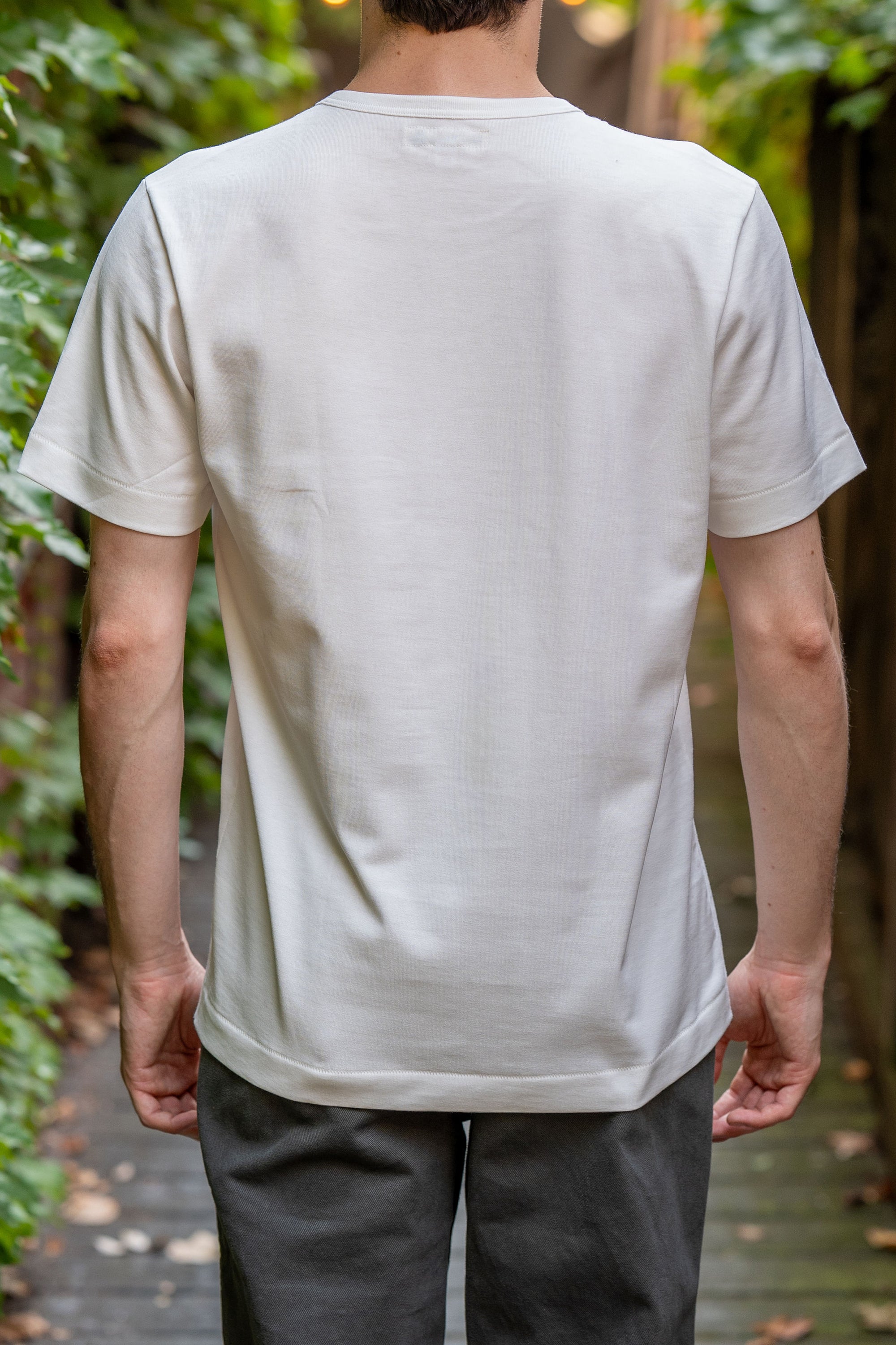 Merz b. Schwanen 2M15 Vintage Machine Refined Classic Fit T-Shirt - White