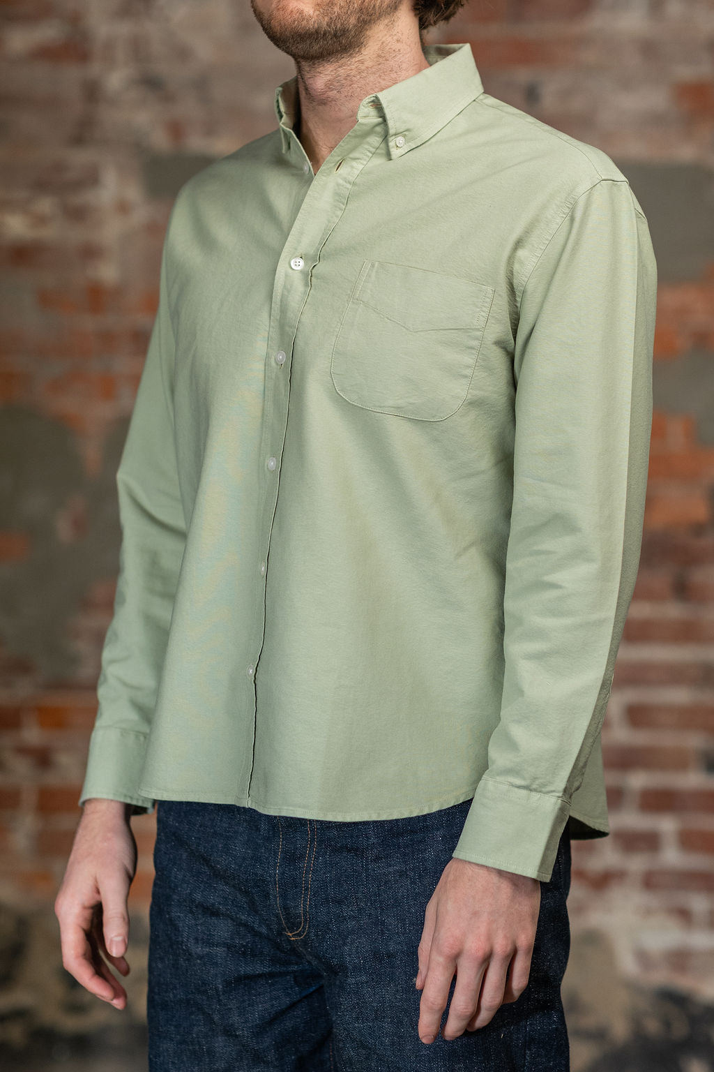 3sixteen Big Oxford - Celadon