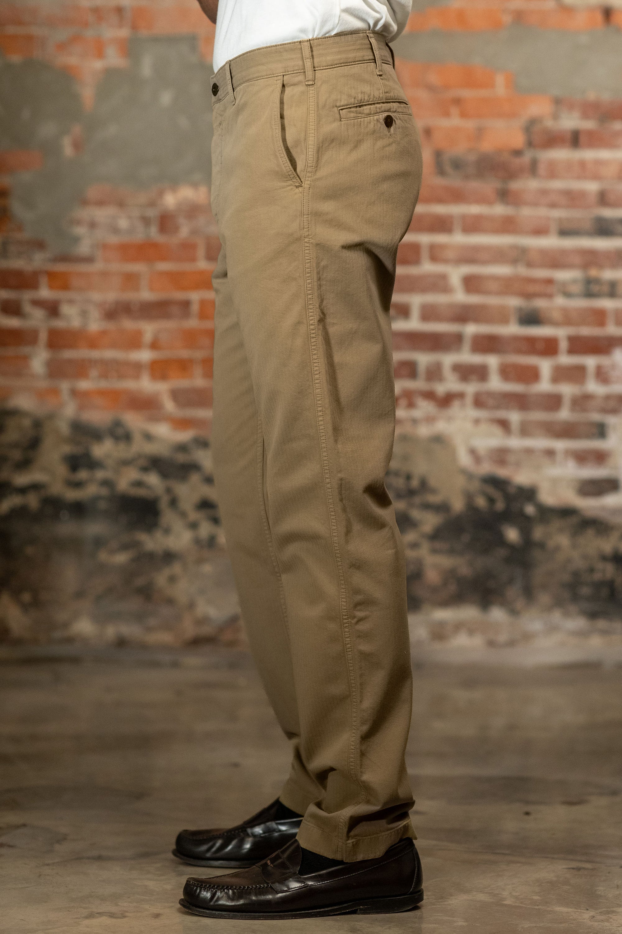 Heimat Textil Journey Pant Jet Pocket - Herringbone Desert