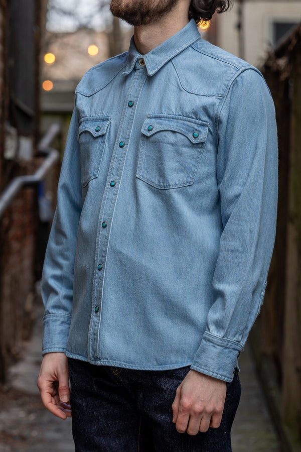 Freenote Cloth Modern Western - 11oz Bleached Denim with