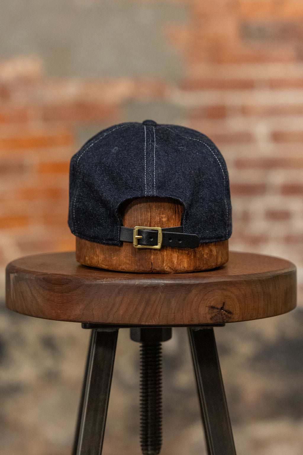 The Flat Head Selvedge Denim Cap Speed Queen – Indigo
