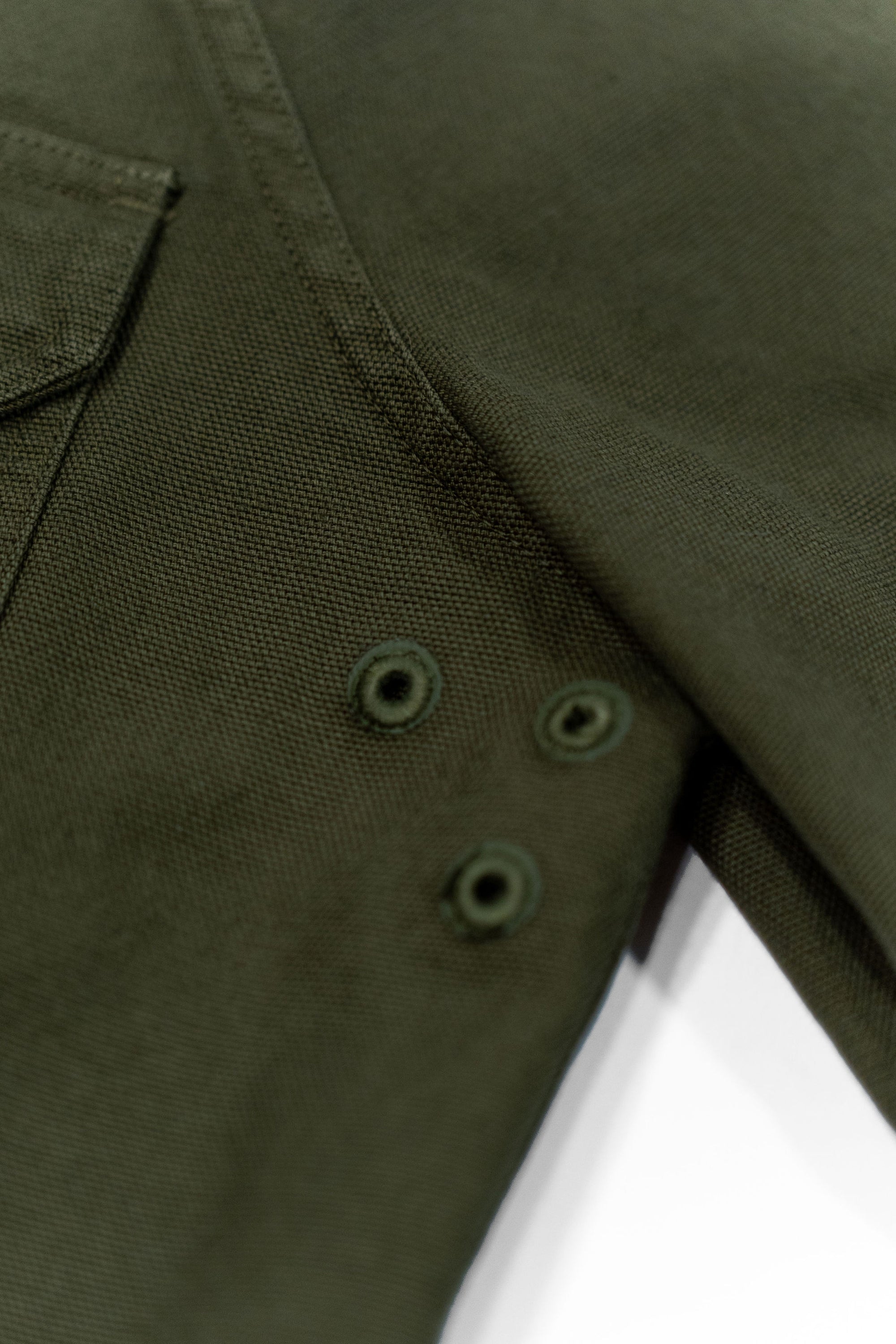 Heimat Textil Journey Coat Contrast Collar - Squad Green