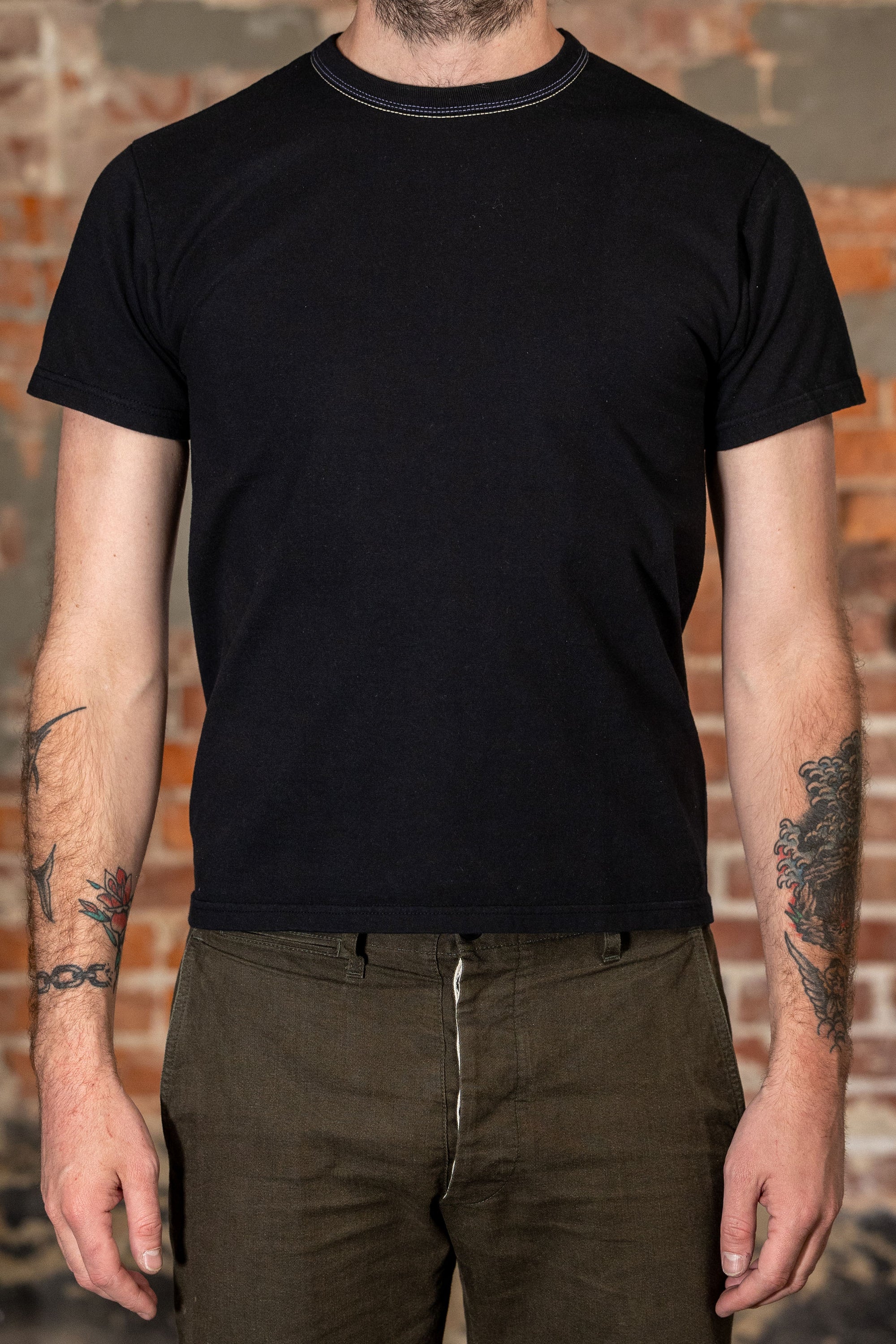 The Flat Head THC Plain T-Shirt - Black