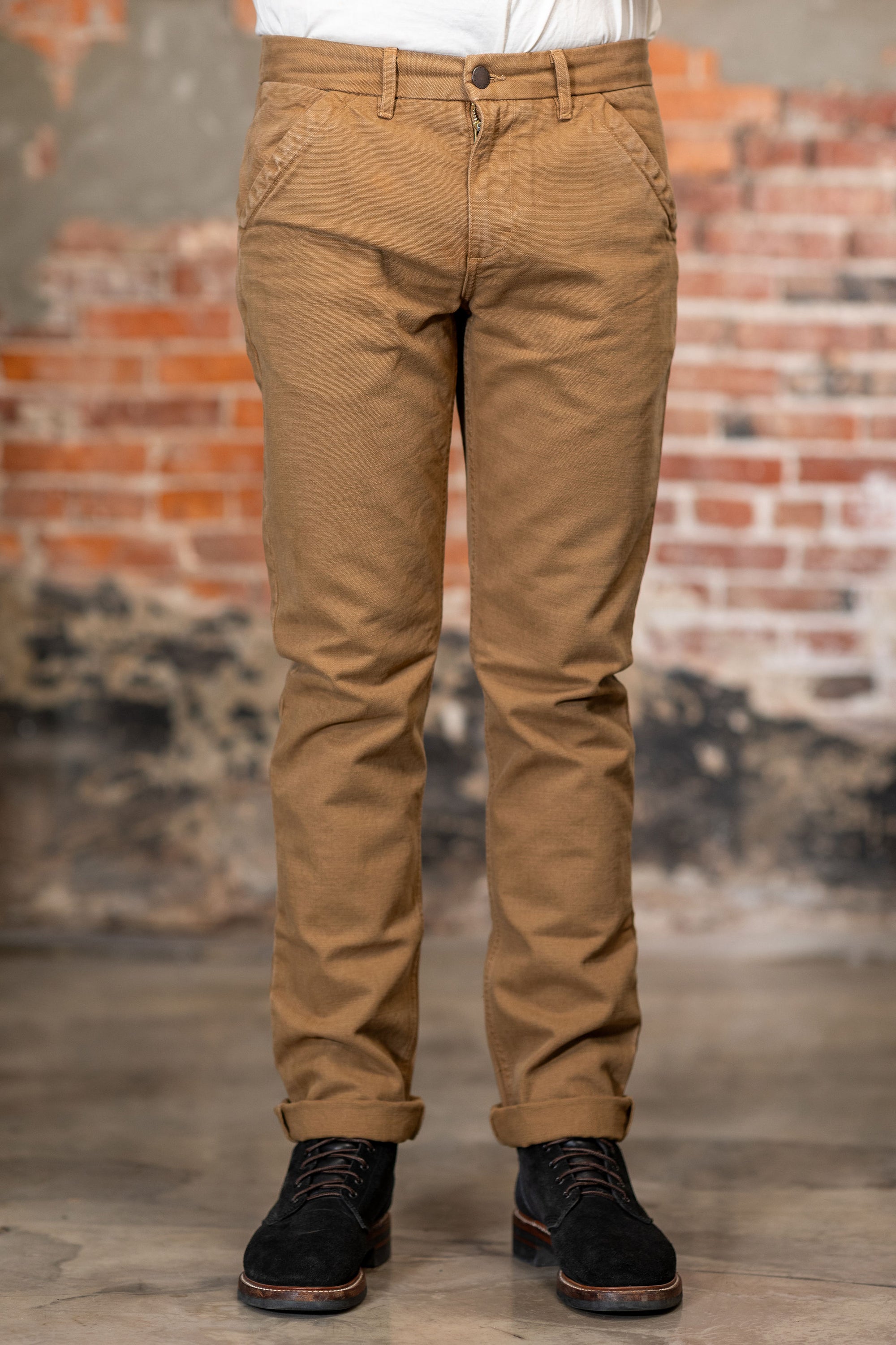 Freenote Cloth Workers Chino Slim Fit - 14oz Slub Tan