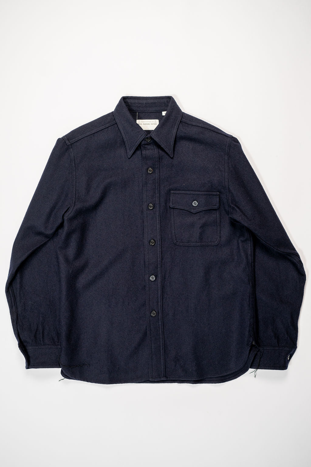 Buzz Rickson's BR24961 C.P.O. Shirt “Naval Clothing Factory” - Navy