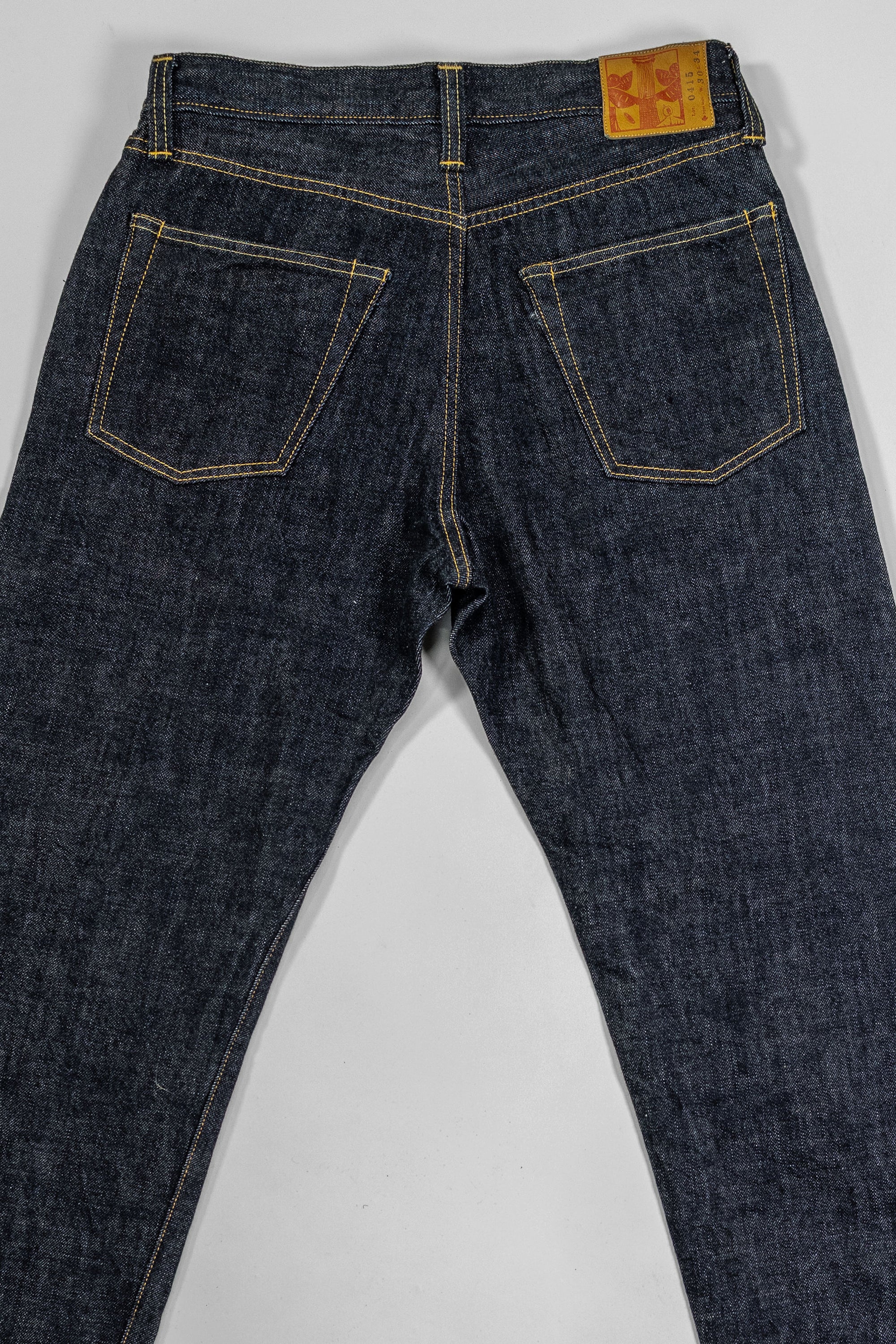 Omoto Denim 0415 13.5oz Denim Straight Fit - Indigo One-Washed