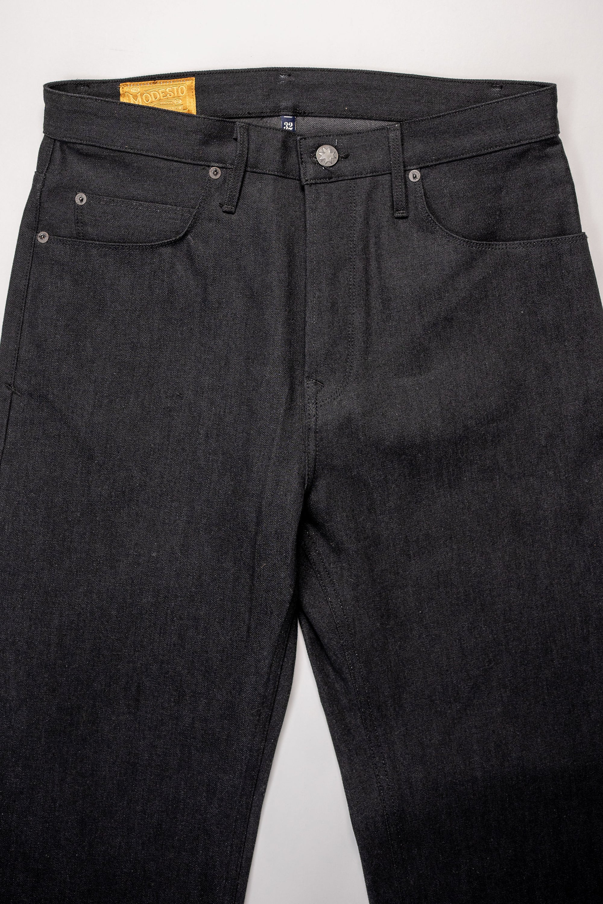 Freenote Cloth Modesto - 14oz Black Grey Denim