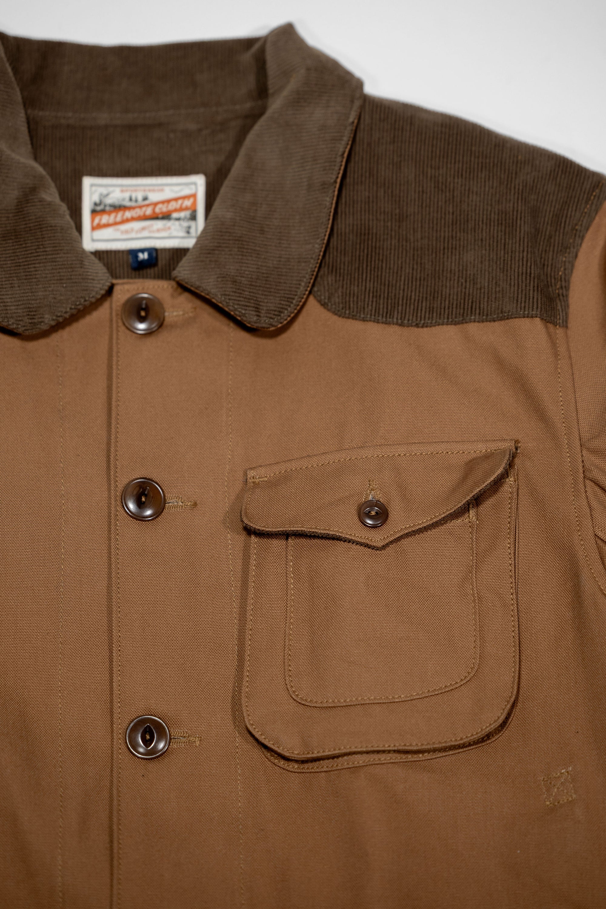 Freenote Cloth Keynot Jacket - Tan Corduroy