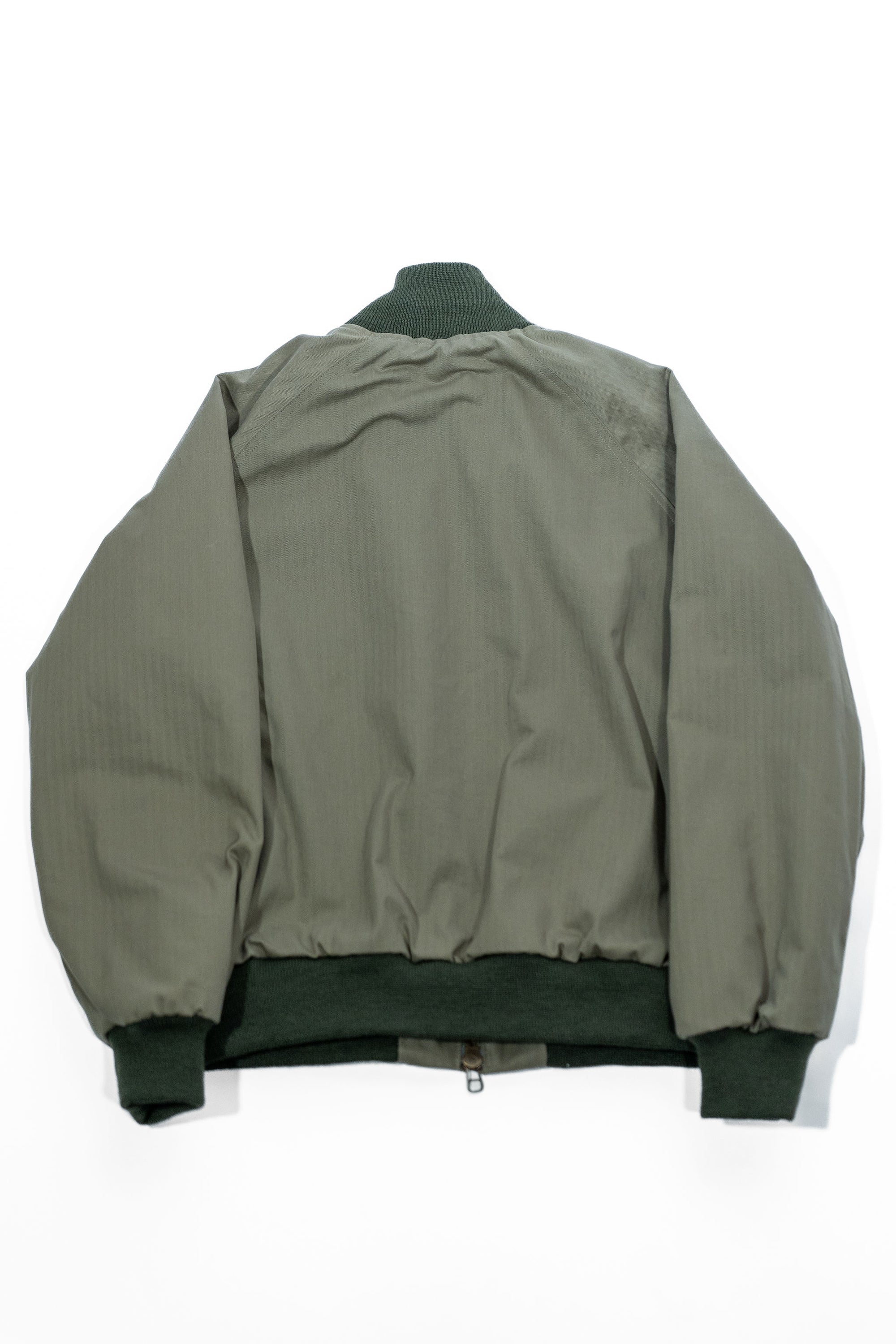 Dehen 1920 Pilot Jacket - Sage Dry Waxed Cotton