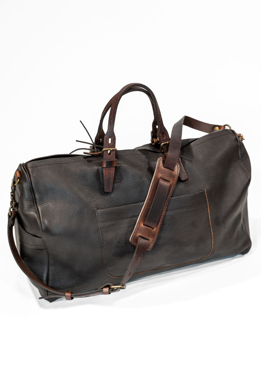 Bleu de Chauffe Hobo Travel Bag - Dark Brown