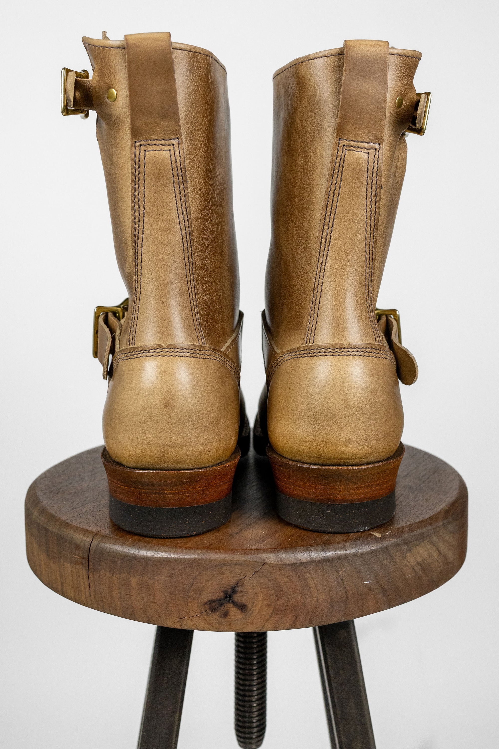 White's Boots x Franklin & Poe Engineer Boot - Natural Chromexcel with Dr. Sole