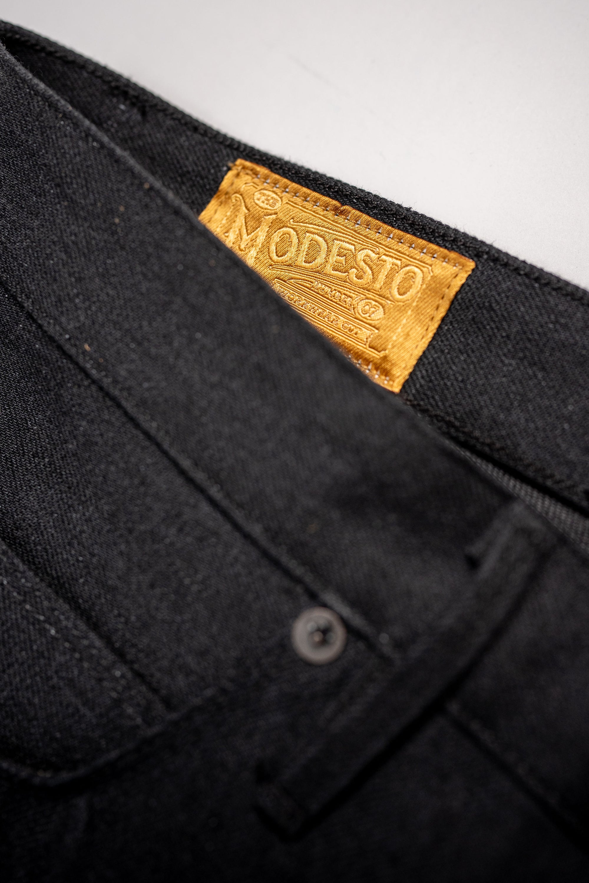 Freenote Cloth Modesto - 14oz Black Grey Denim