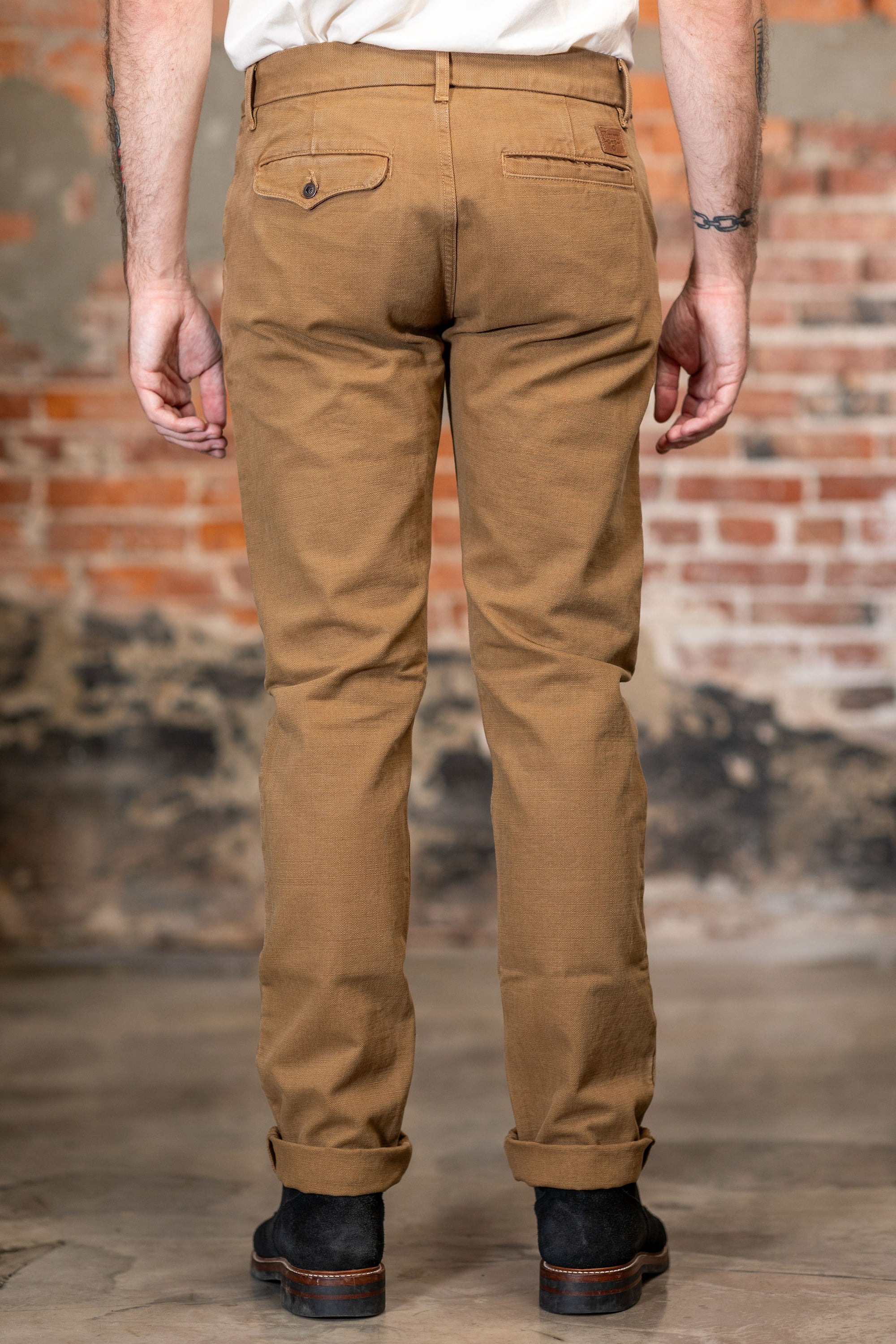 Freenote Cloth Workers Chino Slim Fit - 14oz Slub Tan