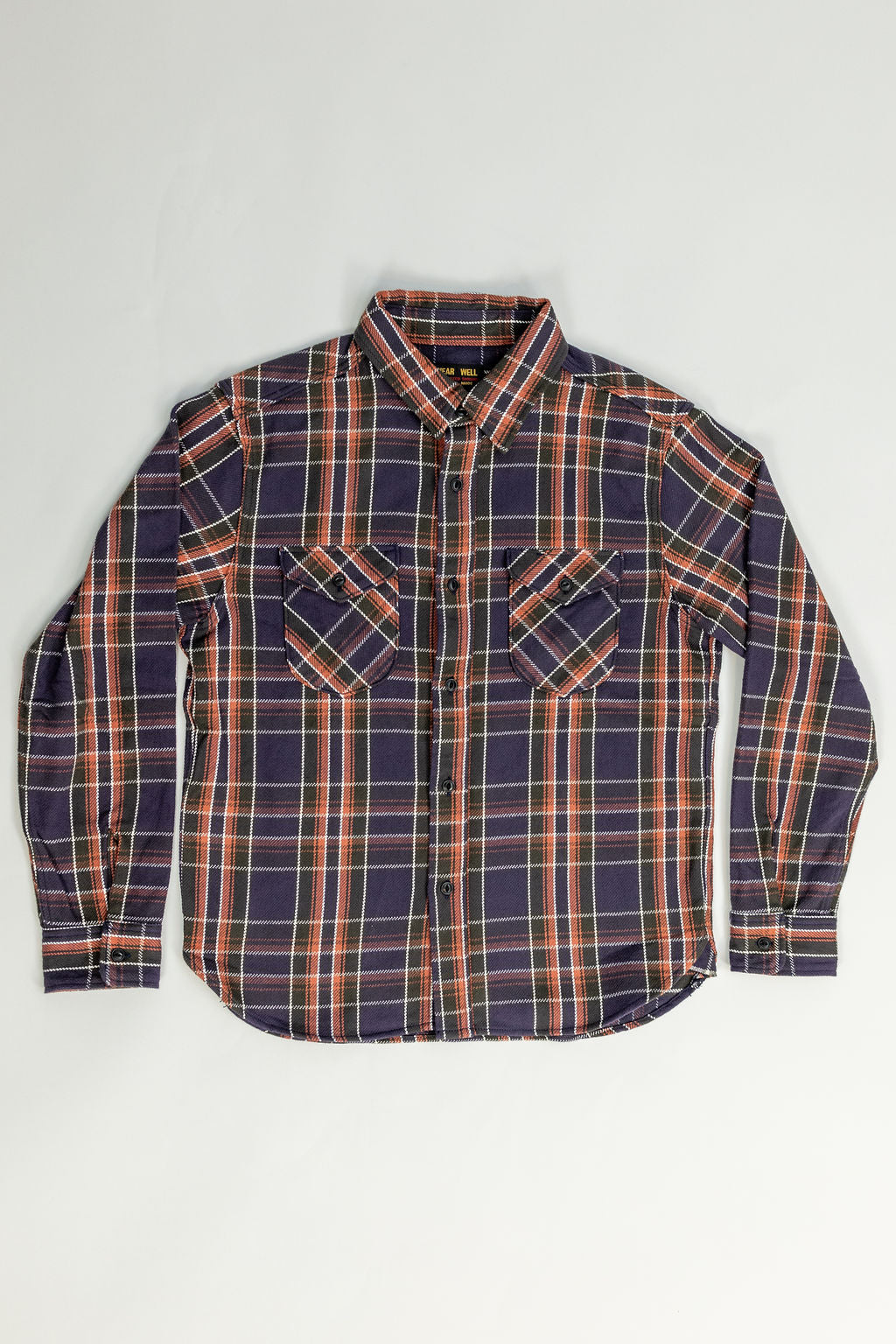 UES 502352 Heavy Flannel Shirt - Purple