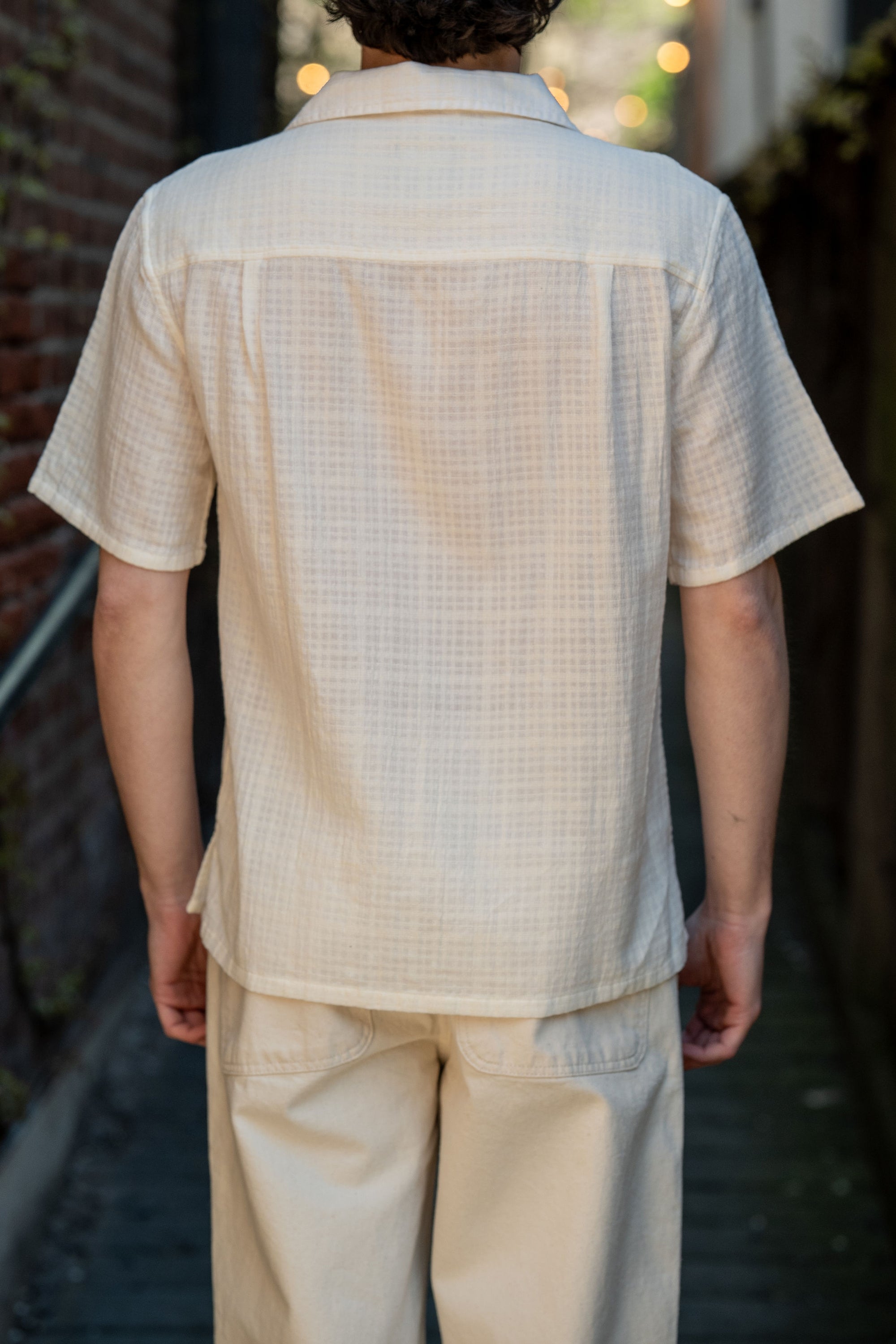 Knickerbocker Oliveira Breeze Weave Shirt - Bone