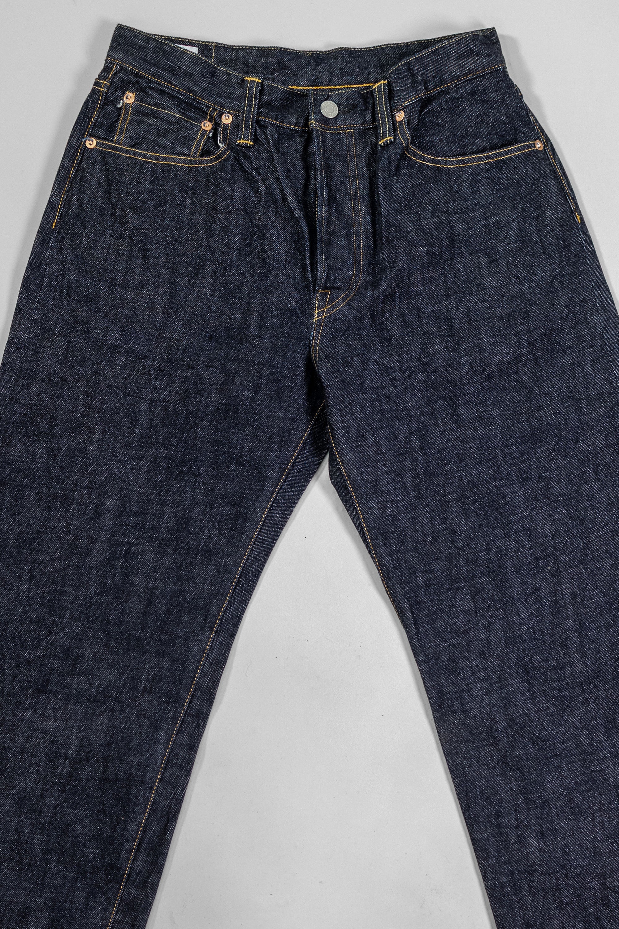 Omoto Denim 0615 13.5oz Denim Relaxed Fit - Indigo One-Washed