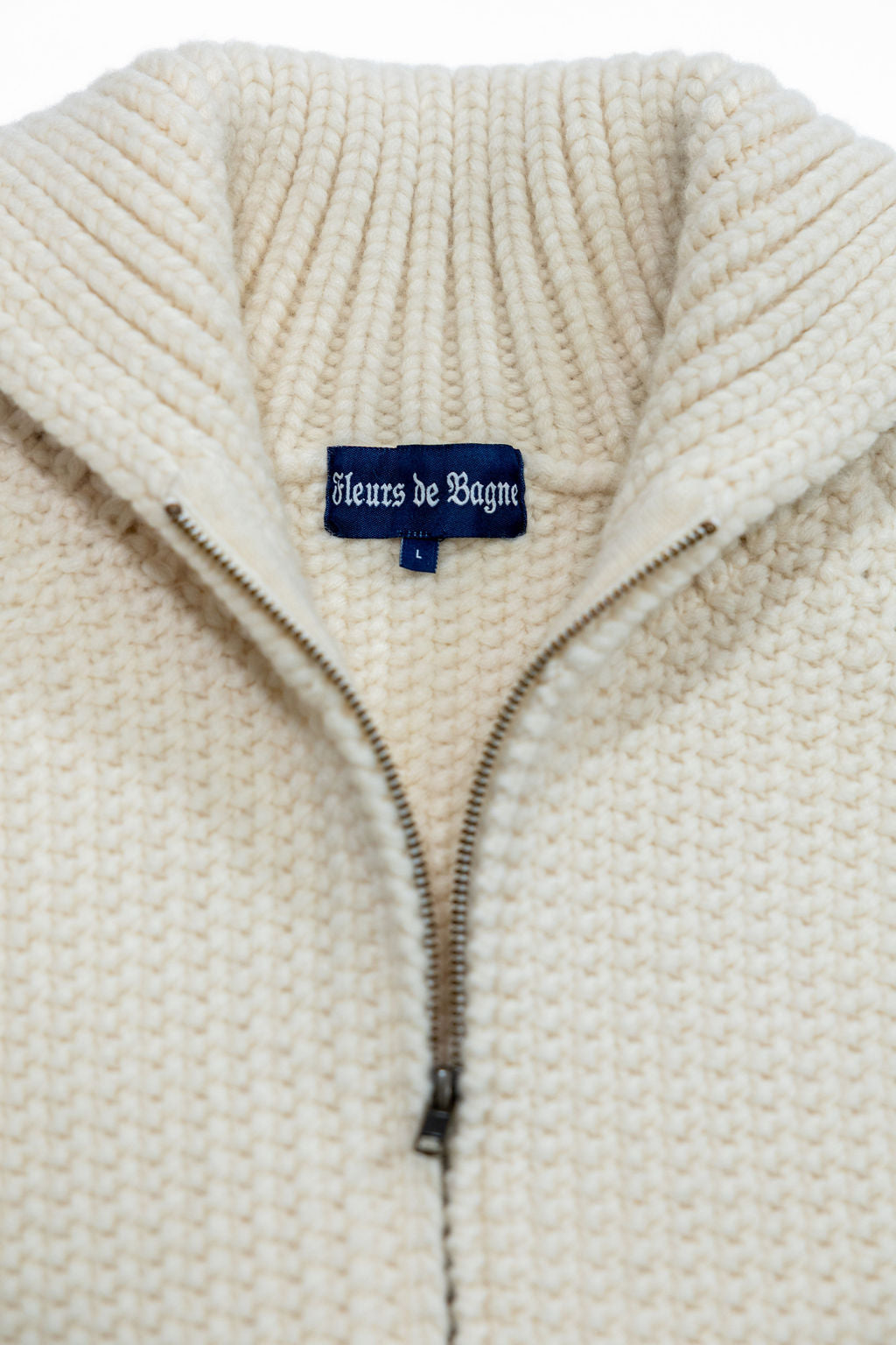 Fleurs de Bagne "Charles" Wool Jacket - Natural