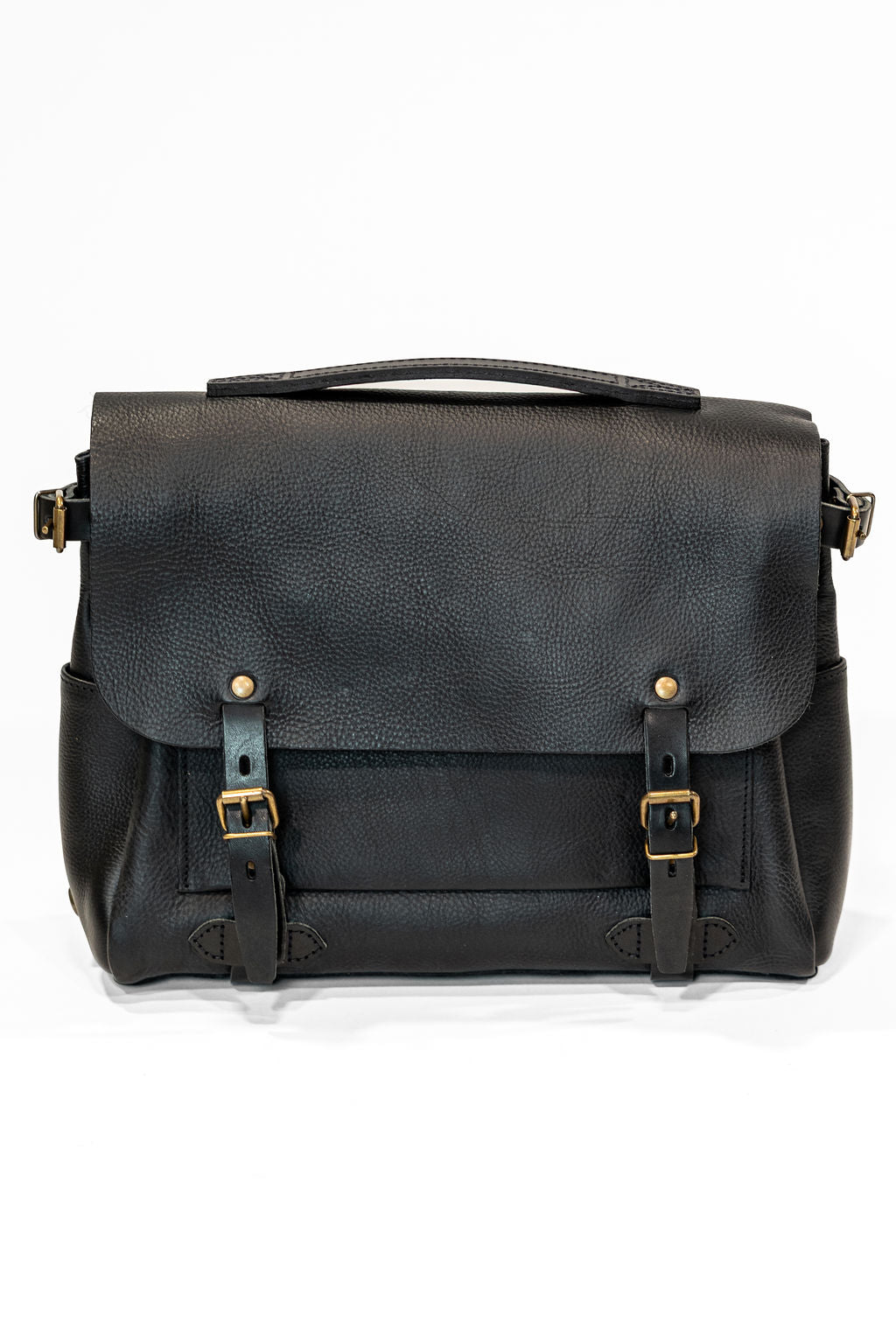 Bleu de Chauffe Postman Bag Eclair M - Black
