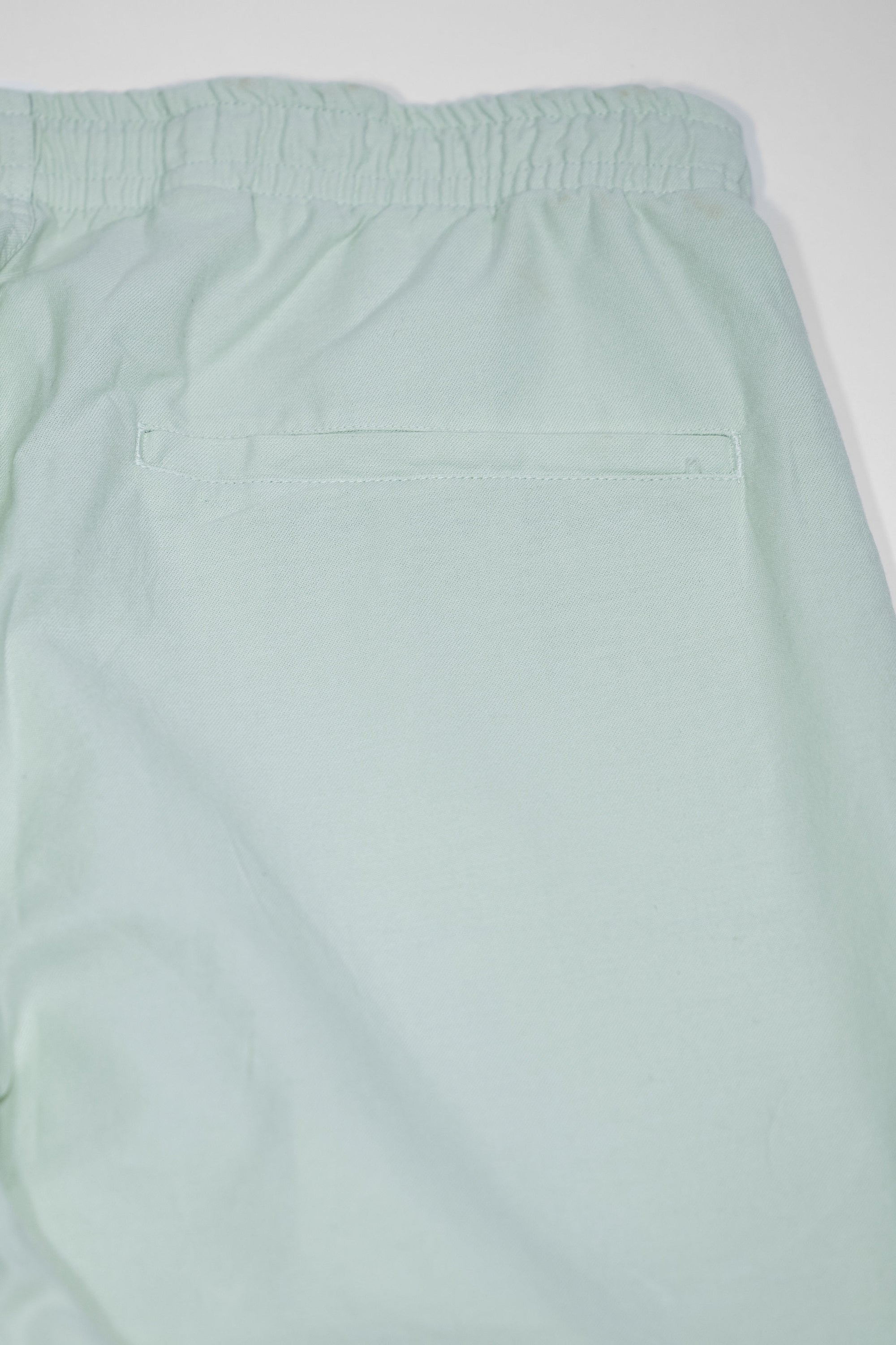 Hansen Garments Jack Casual Drawstring Pants - La Digue laid flat details of waist band & back pocket