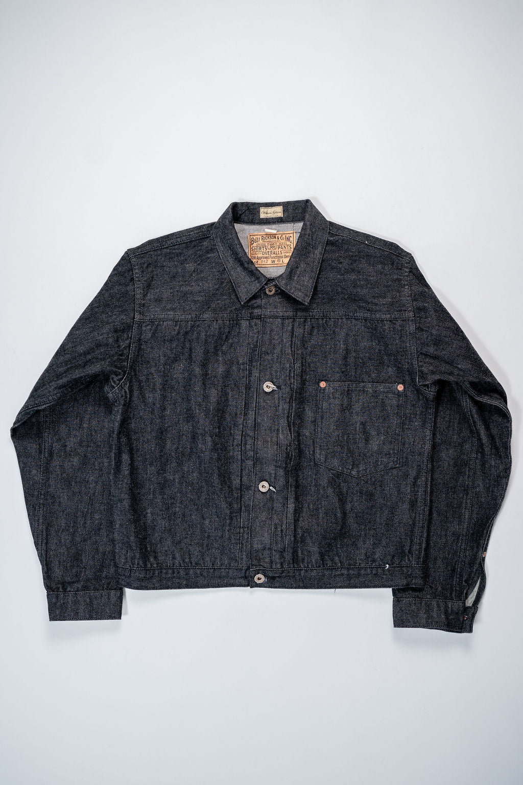 Buzz Rickson's BR16042 World War II Black Denim Blouse - One Wash