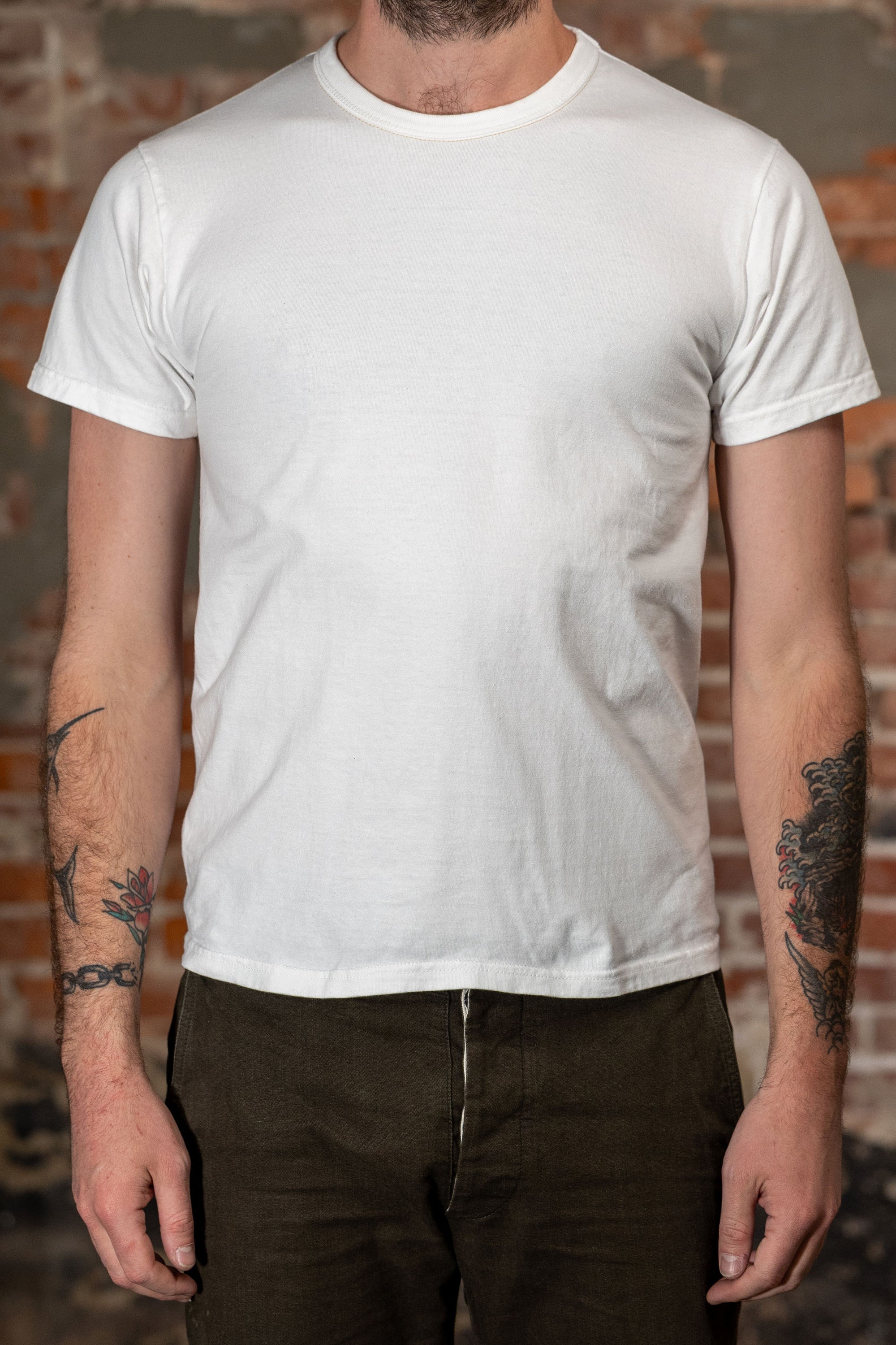 The Flat Head THC Plain T-Shirt - White
