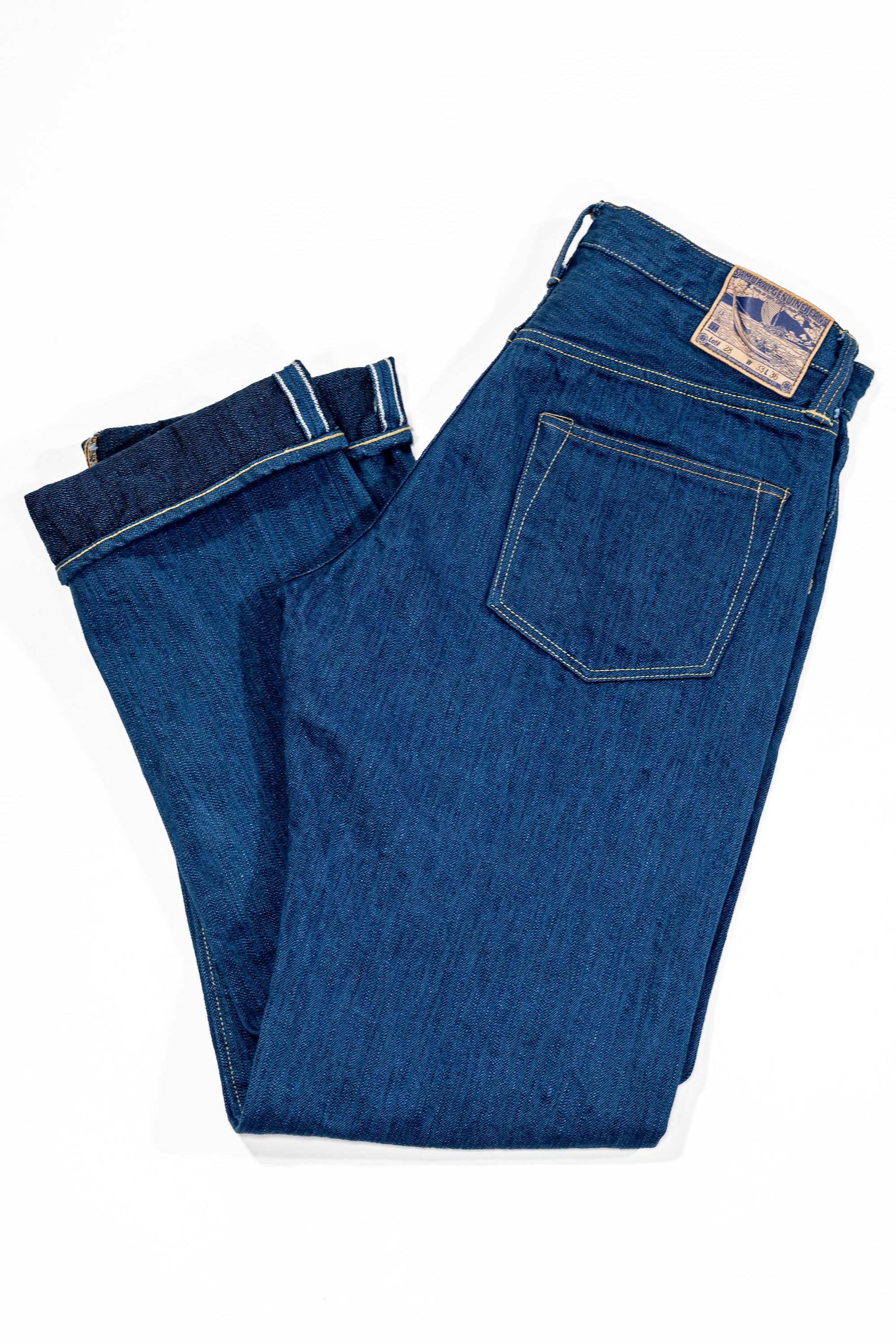 Samurai S3000XX15oz-SH Wide Straight Model - 15oz Seigaiha Denim