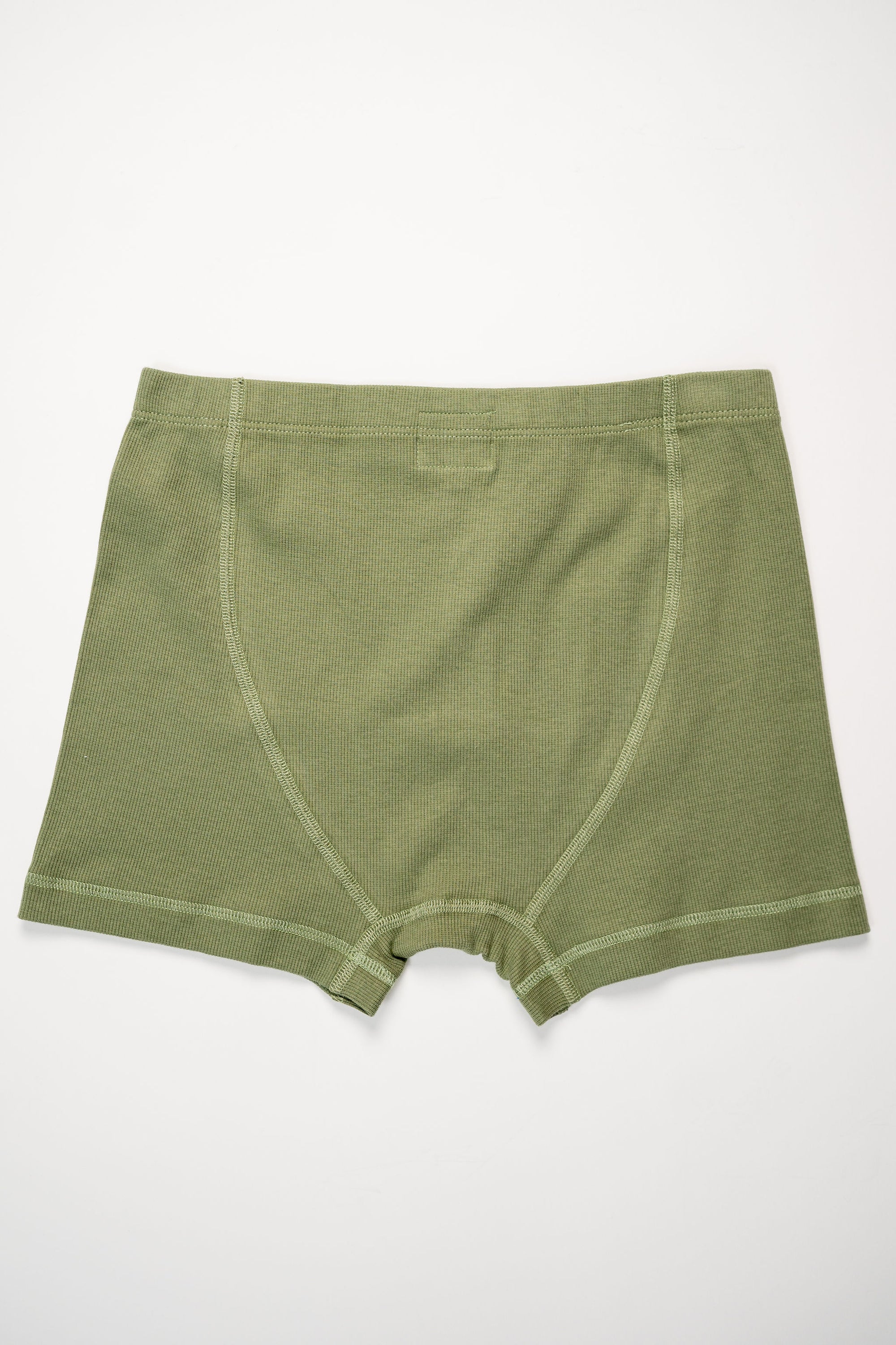 Hemen Biarritz Ribbed Boxer Brief - Green Clay