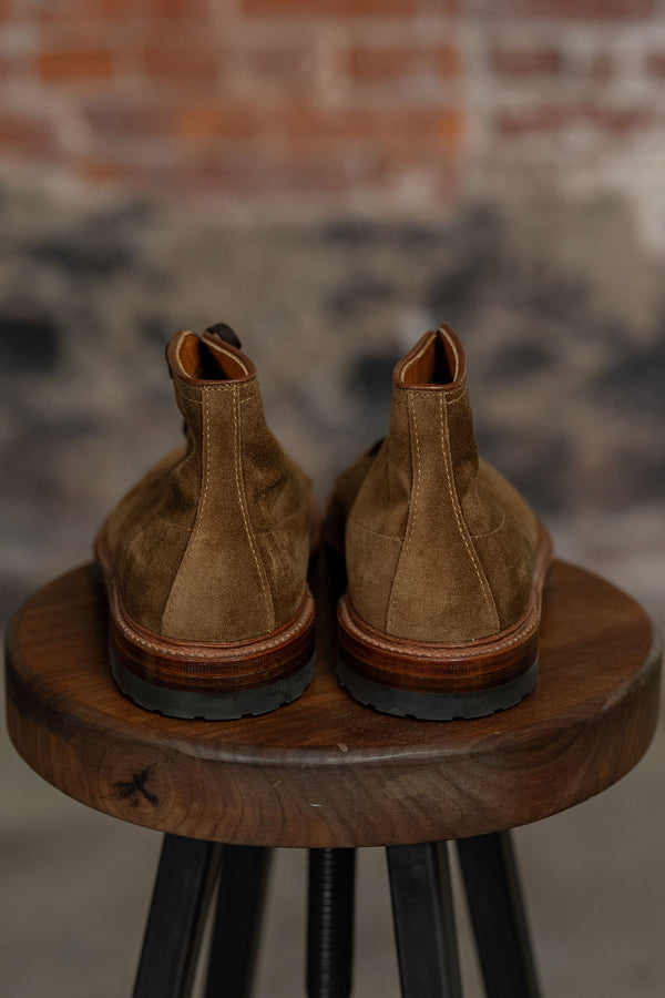 Alden 4011HC Mocc Toe Boot - Snuff Suede - Franklin & Poe